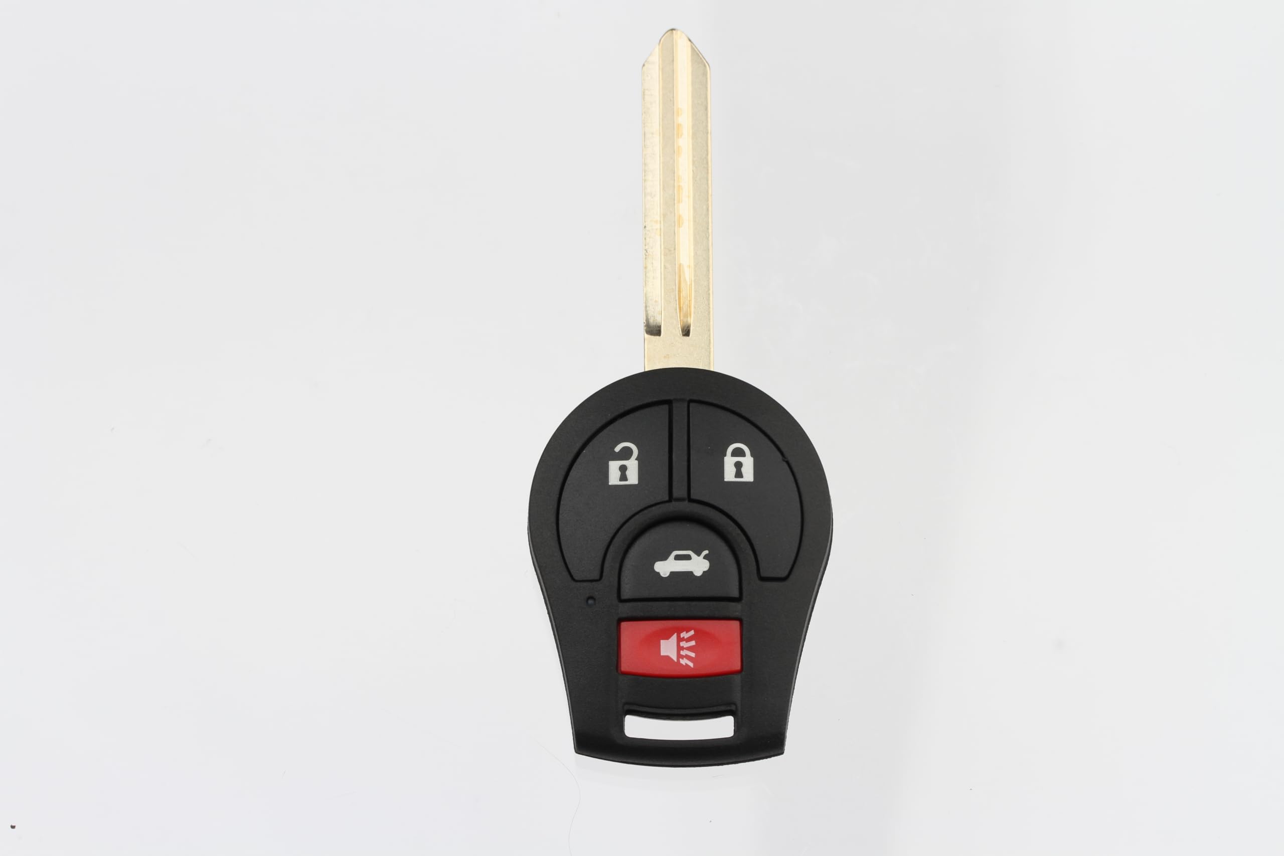 FOBTEK Key Fob Shell Case for Nissan CWTWB1U751, 4-Button