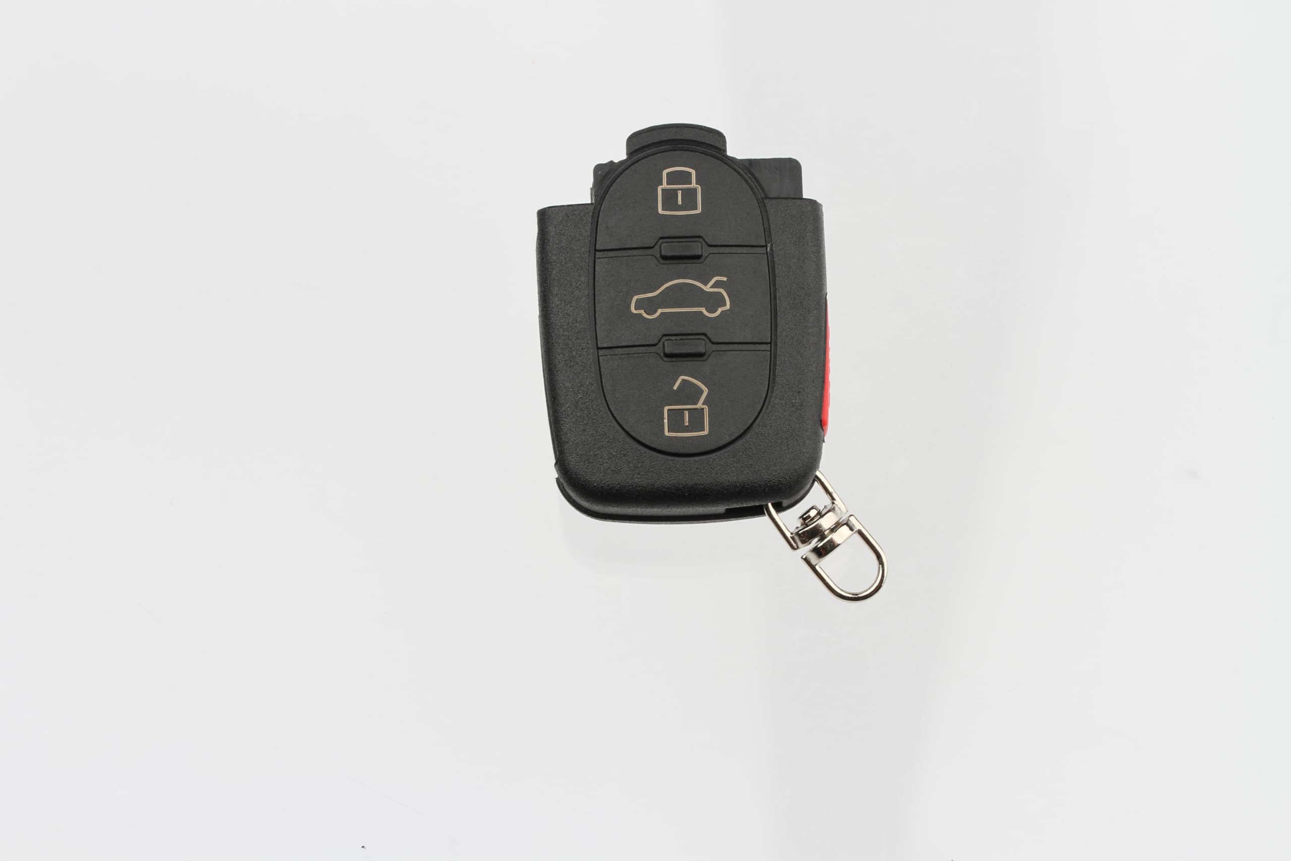 FOBTEK Flip Key Fob Shell Case for Volkswagen HLO1J0959753F, 3-Button