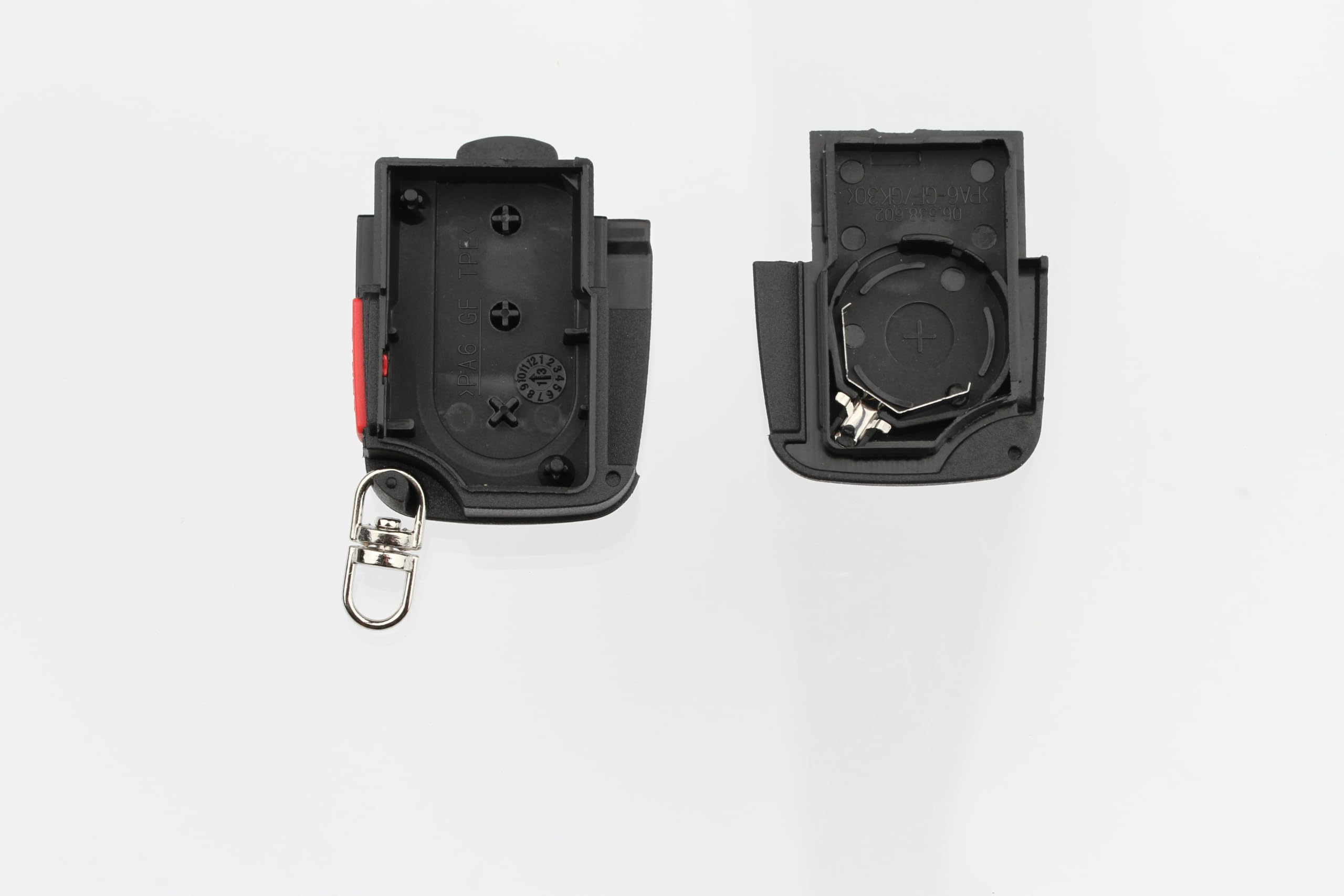 FOBTEK Flip Key Fob Shell Case for Volkswagen HLO1J0959753F, 3-Button