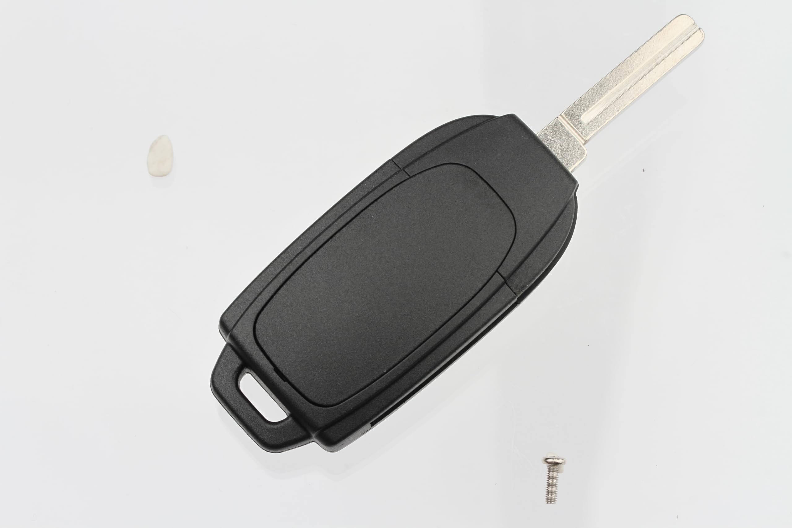 FOBTEK Flip Key Fob Shell Case & Button Pad for Volvo LQNP2T-APU, 5-Button