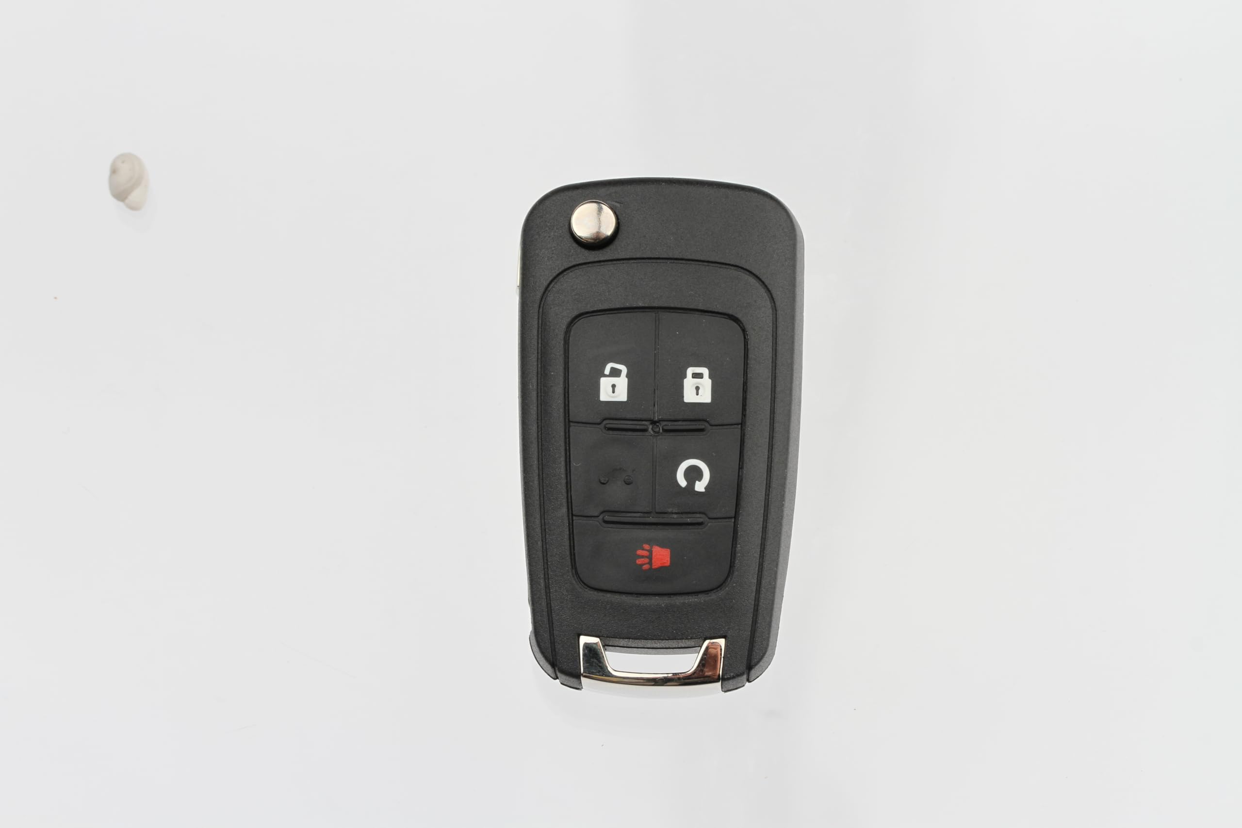 FOBTEK Flip Key Fob Shell Case for Chevy GMC OHT01060512, 4-Button