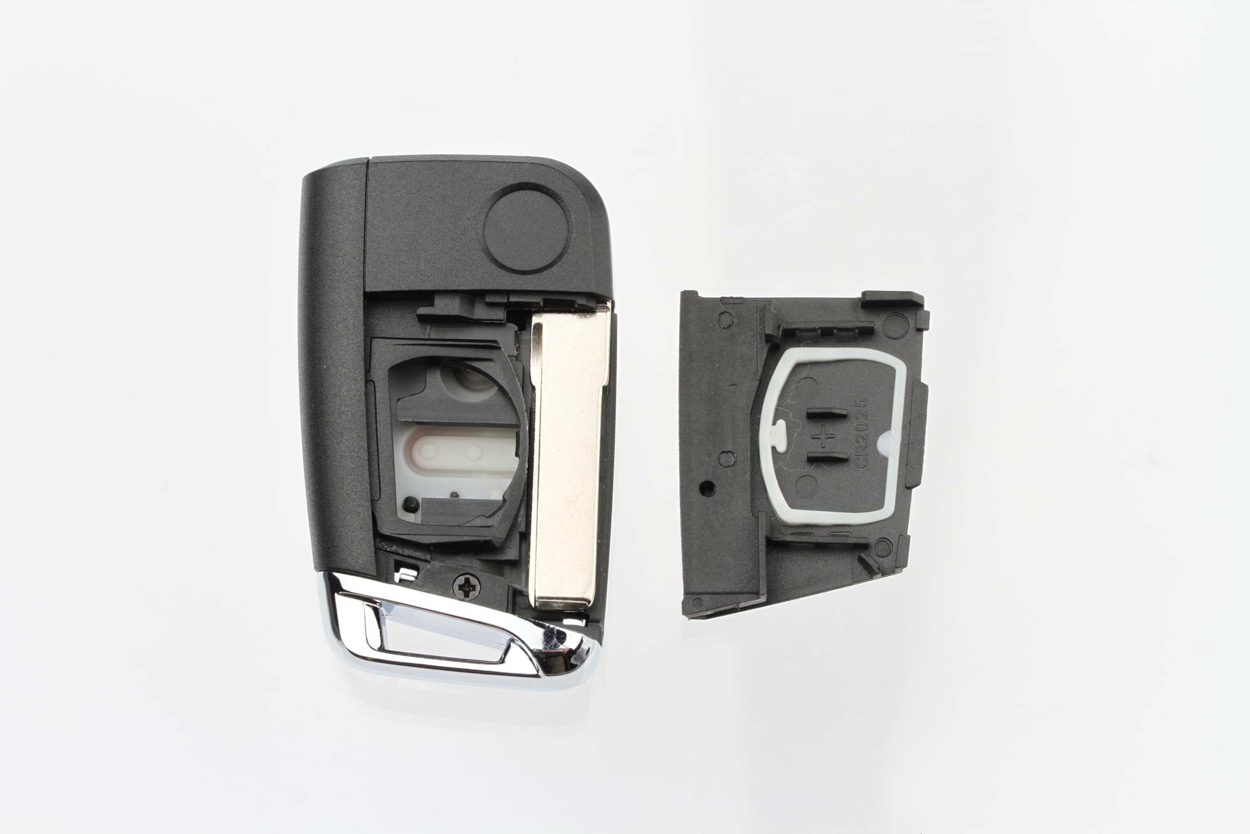 FOBTEK Flip Key Fob Shell Case for Volkswagen NBGFS12P01, 4-Button