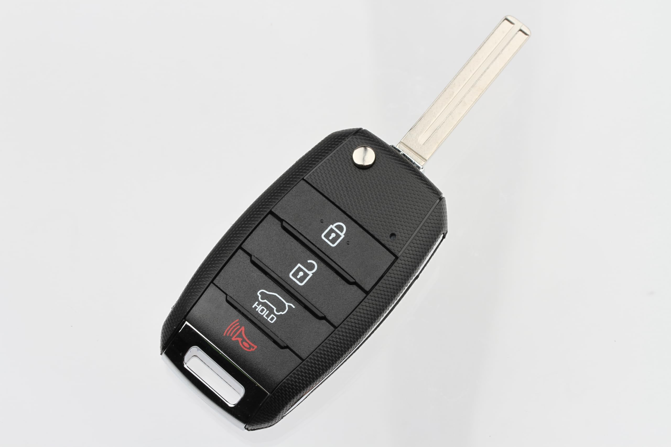FOBTEK Flip Key Fob Shell Case for Kia TQ8-RKE-3F05, 4-Button