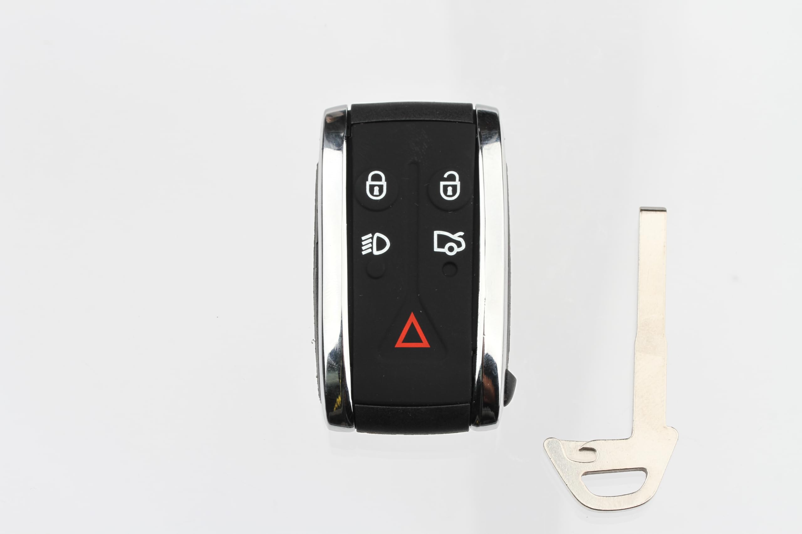 FOBTEK Smart Key Fob Shell Case & Button Pad for Jaguar KR55WK49244