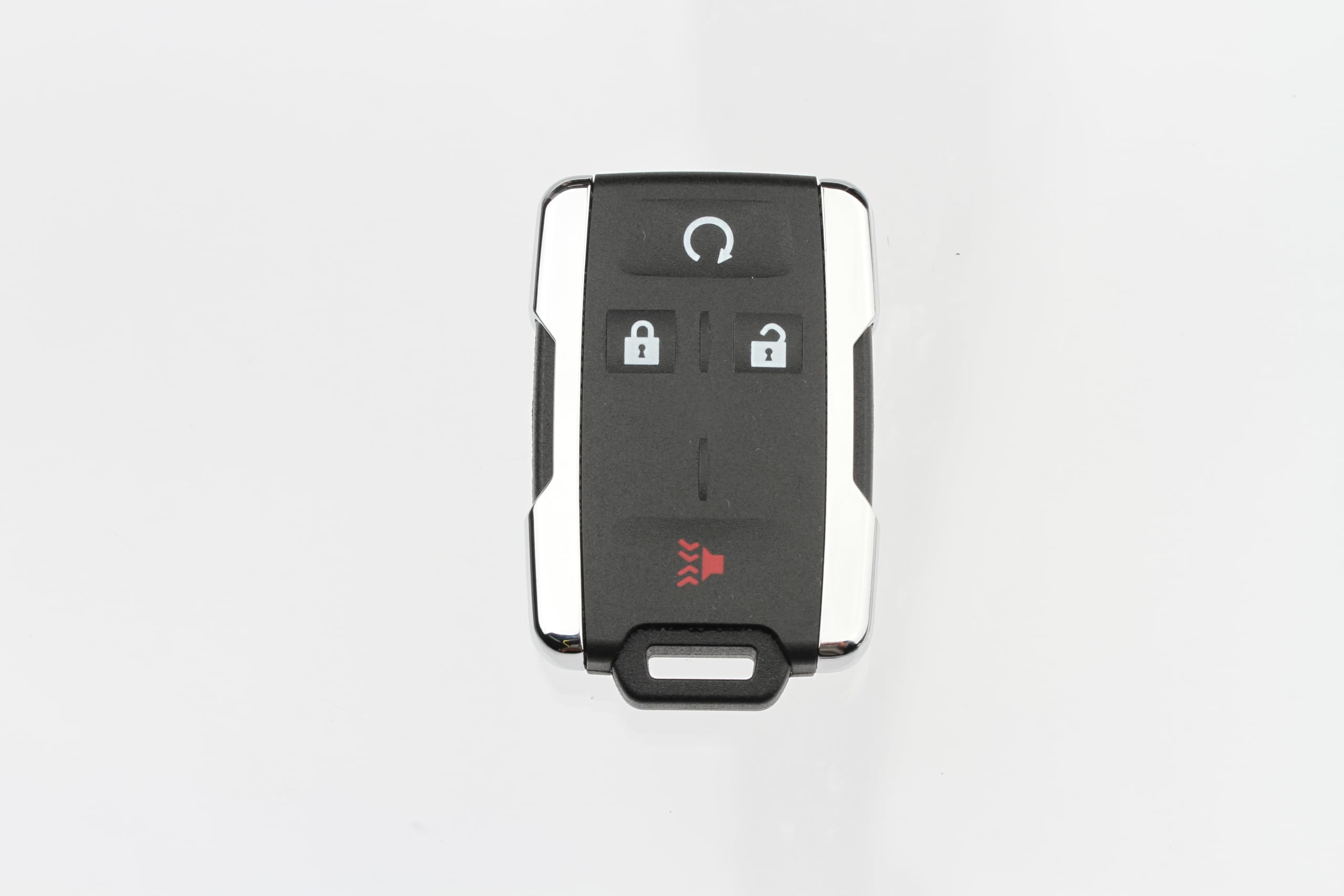 FOBTEK Key Fob Shell Case & Button Pad for Chevy GMC M3N-32337100, 4-Button