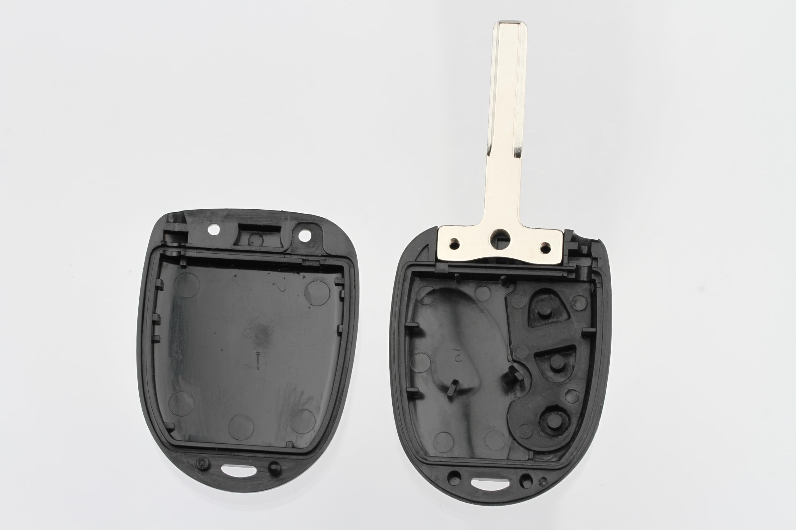 FOBTEK Key Fob Shell Case & Button Pad for Pontiac QQY8V00GH4001, 3-Button