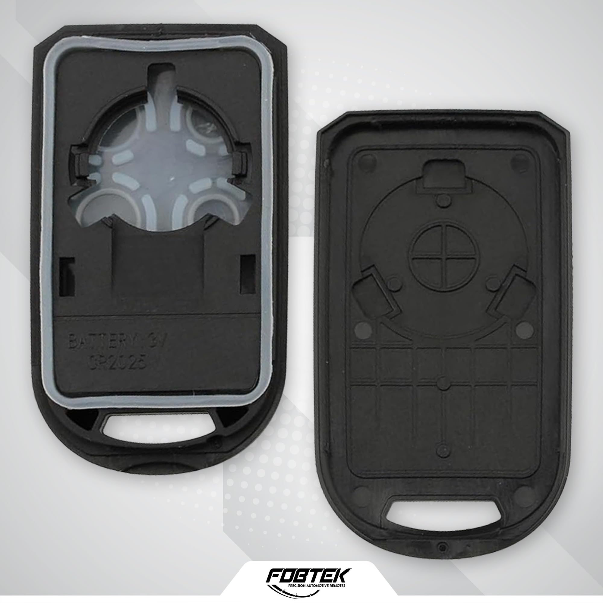 FOBTEK Key Fob Shell Case & Button Pad for Honda OUCG8D-399H-A, 6-Button
