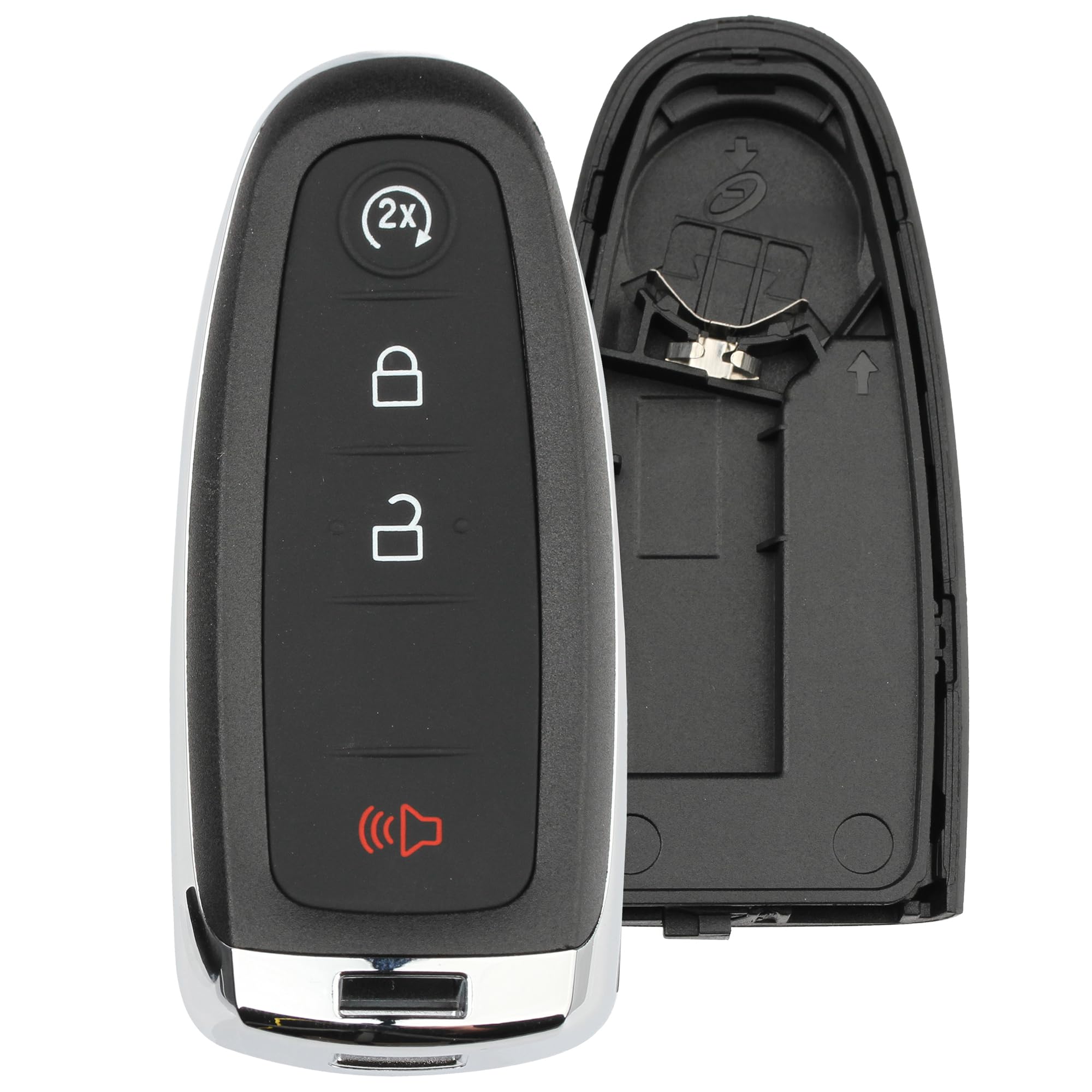 FOBTEK Smart Key Fob Shell Case for Ford M3N5WY8609, 4-Button