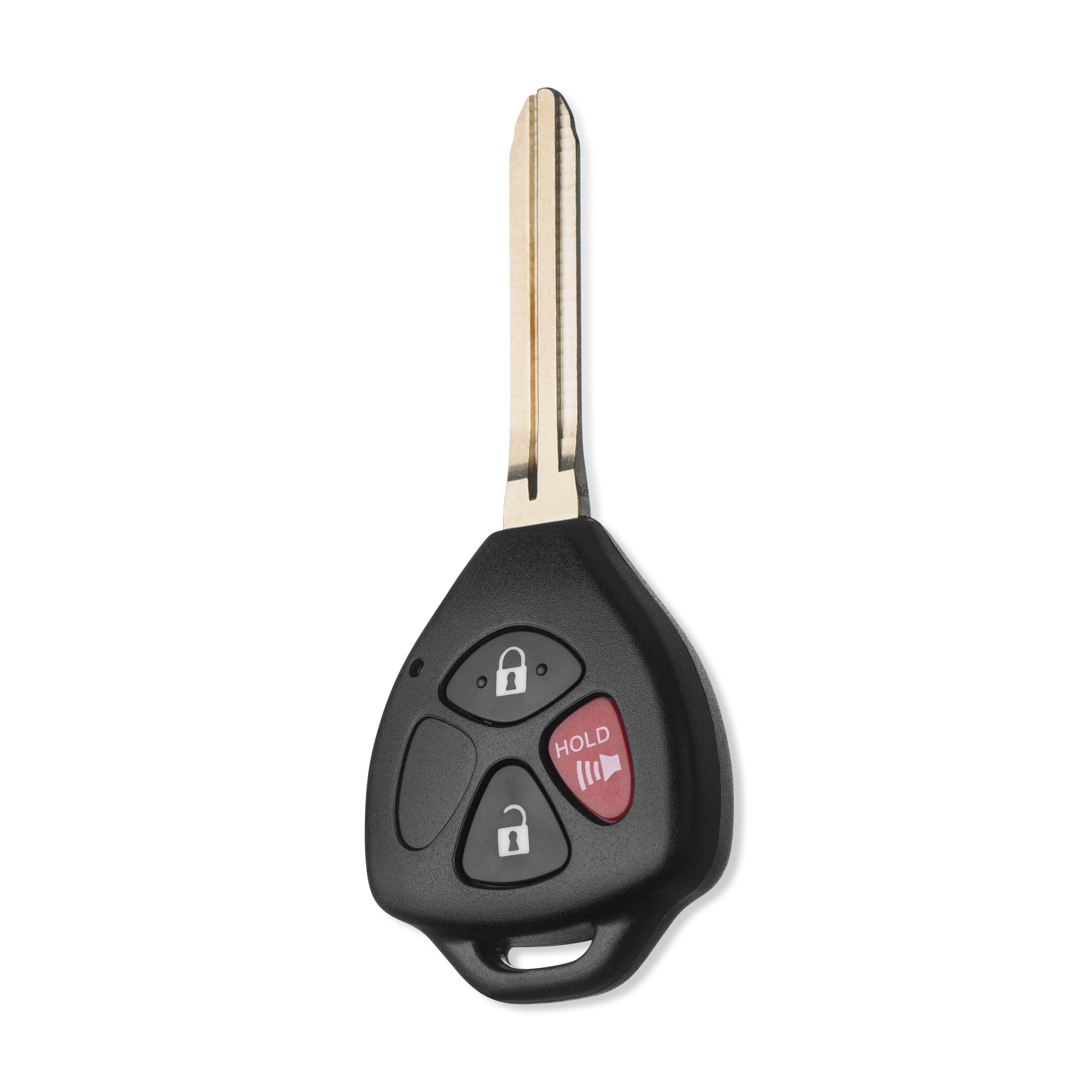FOBTEK Keyless Entry Remote Head Key Fob for Toyota RAV4 Yaris Scion xB Replacement for HYQ12BBY, 89070-06231 (for 4D-67, 3-Button)