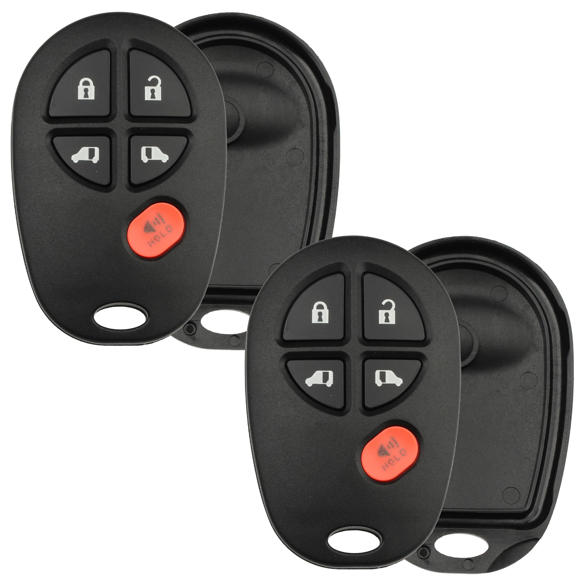 Key Fob Shell for Toyota – GQ43VT20T, 5-Button