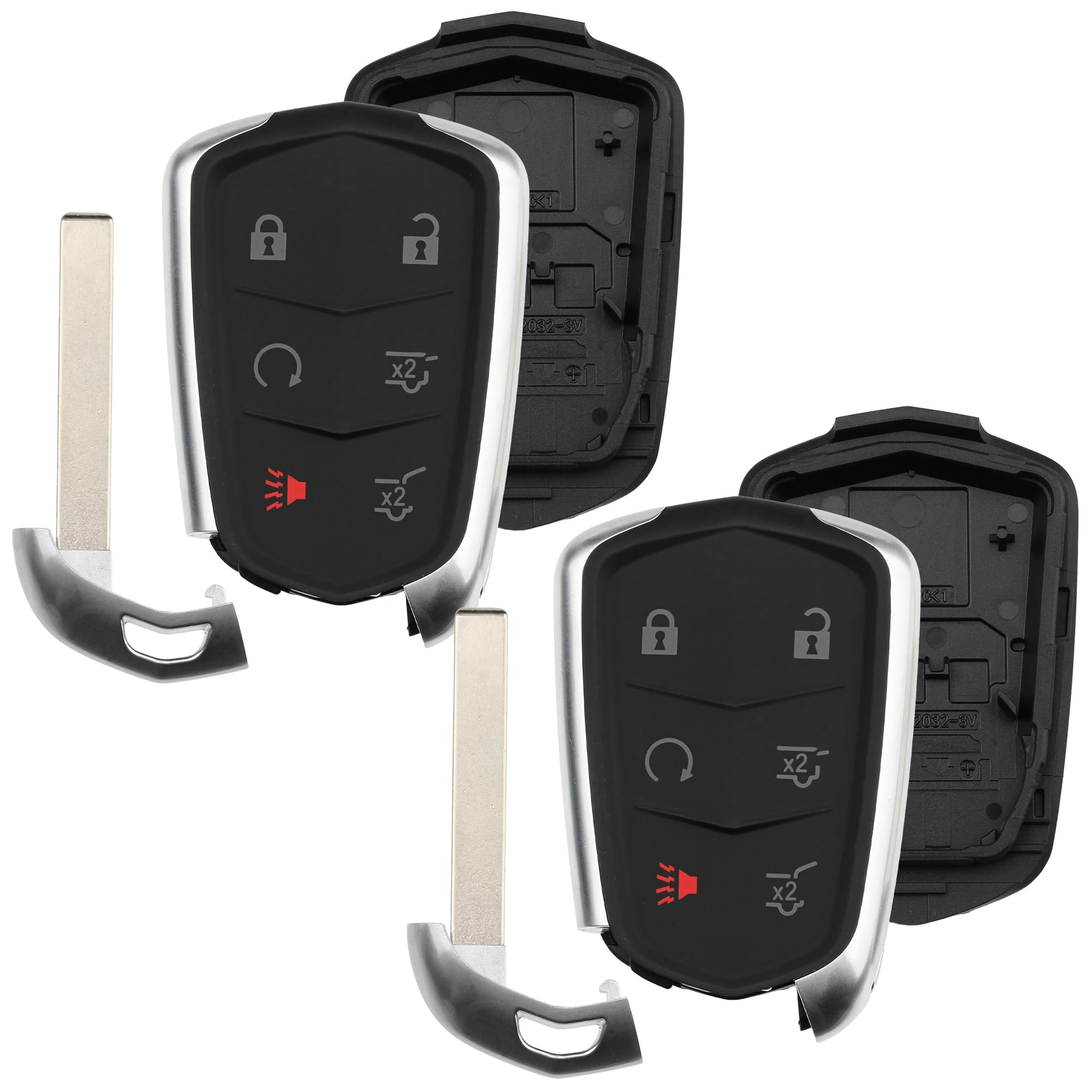 Key Fob Shell for Cadillac – HYQ2AB HYQ2EB, 6-Button