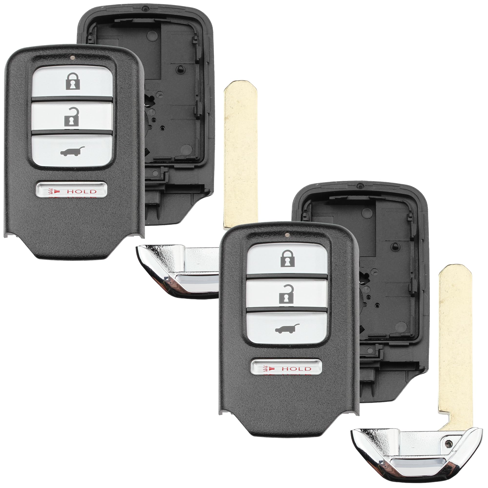 Key Fob Shell for Honda – KR5V1X KR5V44 KR5T44 ACJ932HK1210A, 4-Button