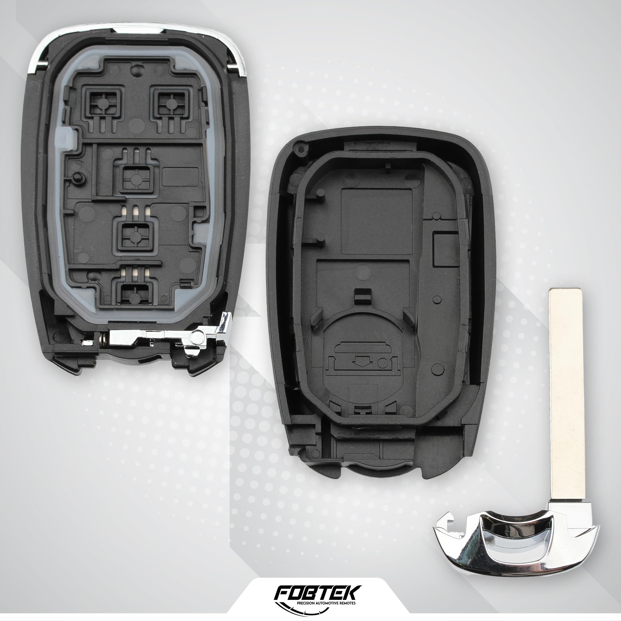 FOBTEK Smart Key Fob Shell Case for Chevy HYQ4EA