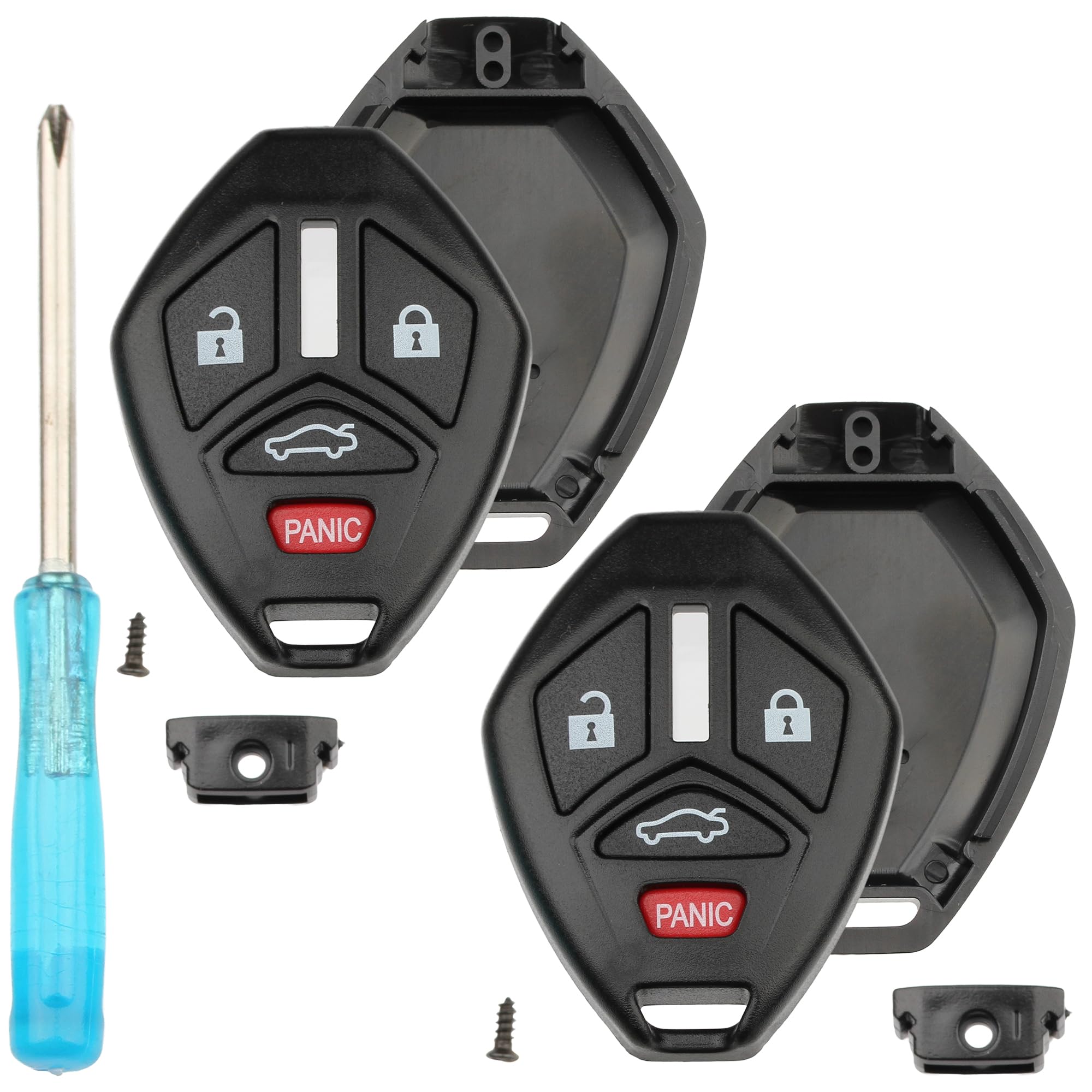 Key Fob Shell for Mitsubishi – OUCG8D-620M-A, 4-Button