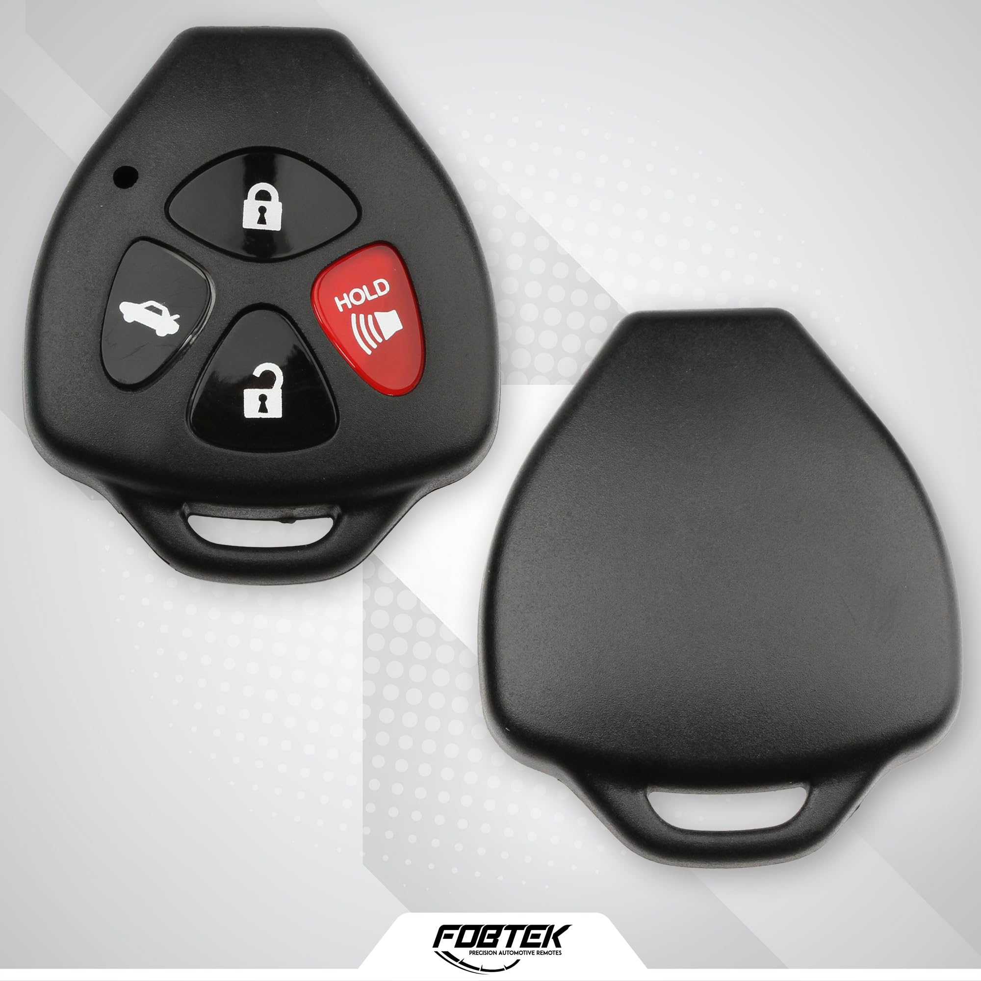 FOBTEK Key Fob Shell Case for Toyota Scion Subaru HYQ12BBY, 4-Button