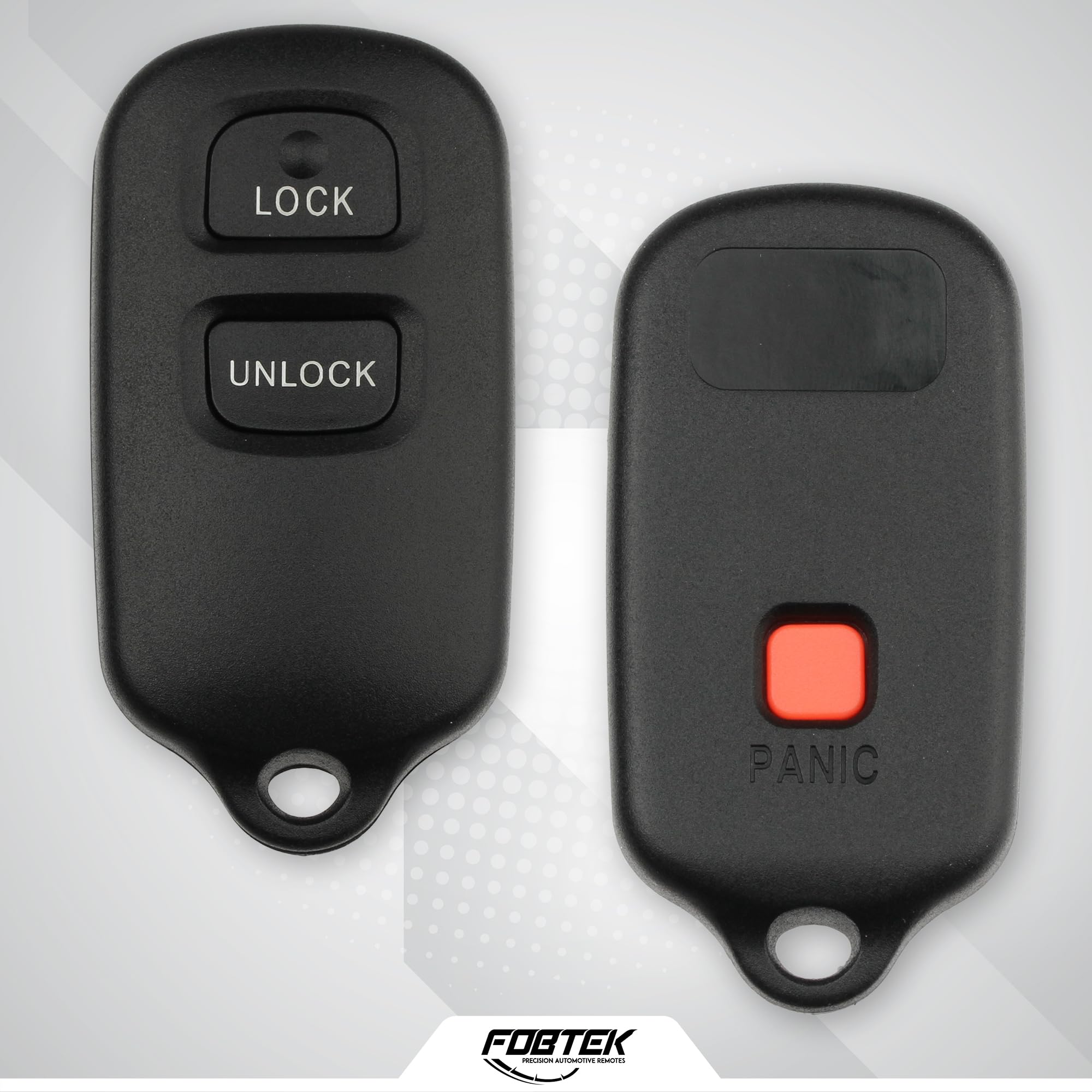 FOBTEK Key Fob Shell Case for Toyota Scion HYQ12BBX, 2-Button
