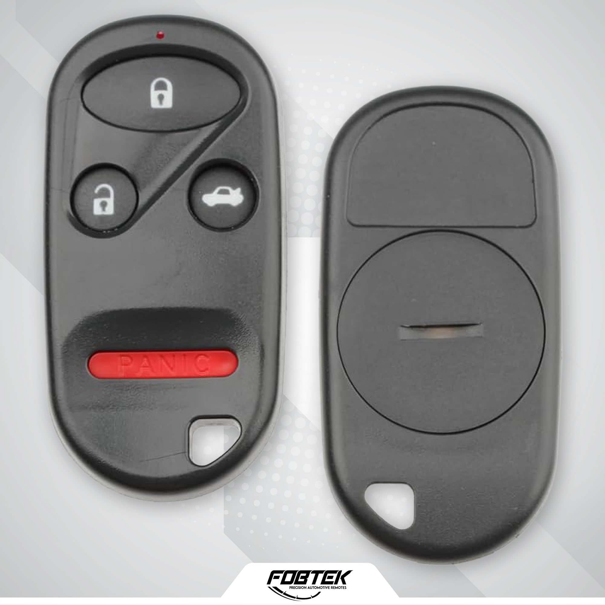 FOBTEK Key Fob Shell Case & Button Pad for Acura A269ZUA108, 4-Button