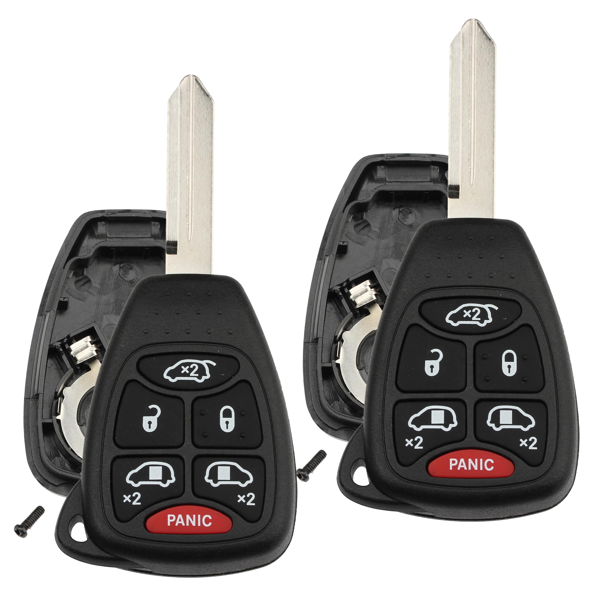 Key Fob Shell for Dodge Chrysler – M3N5WY72XX, 6-Button