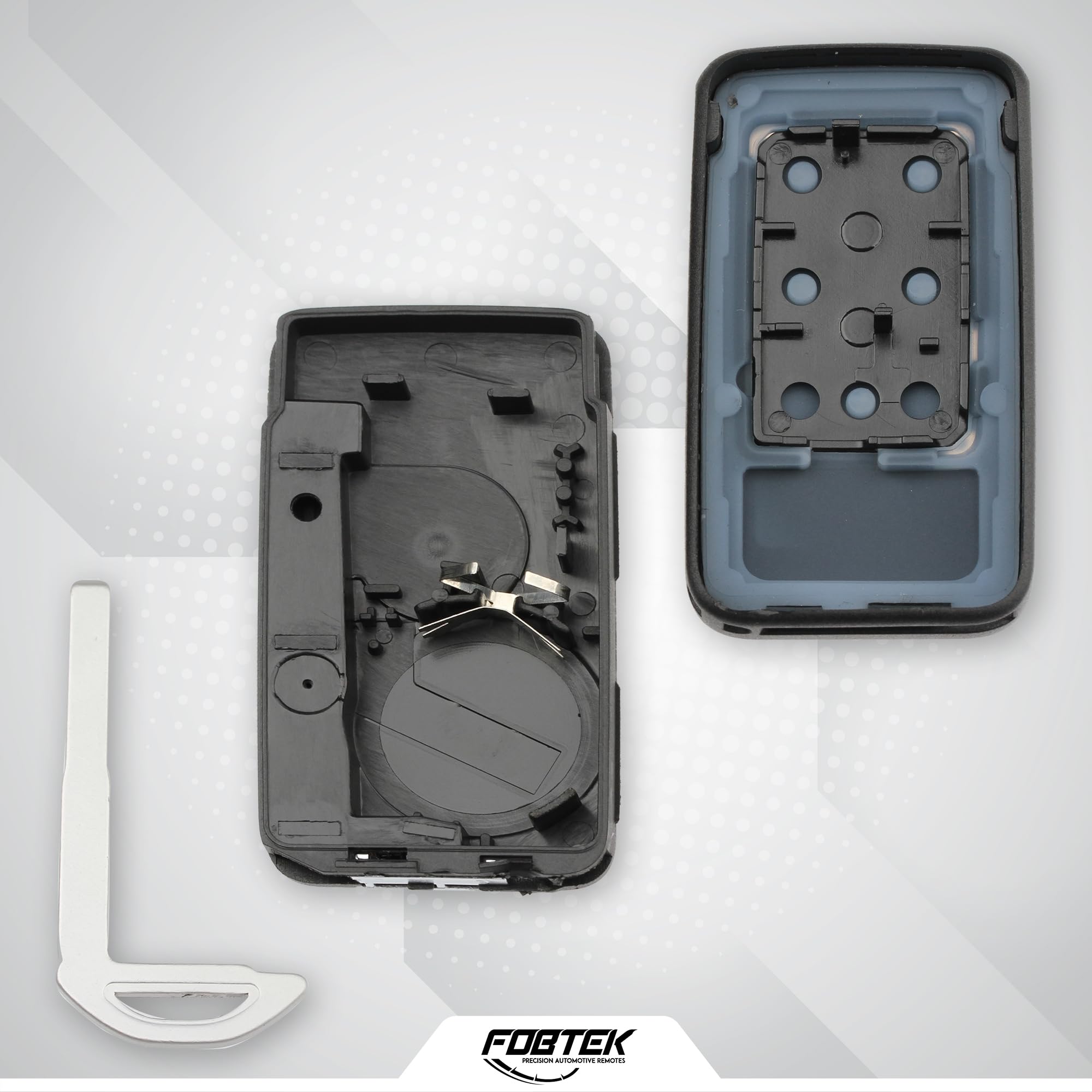 FOBTEK Smart Key Fob Shell Case for Volvo KR55WK49264, 5-Button