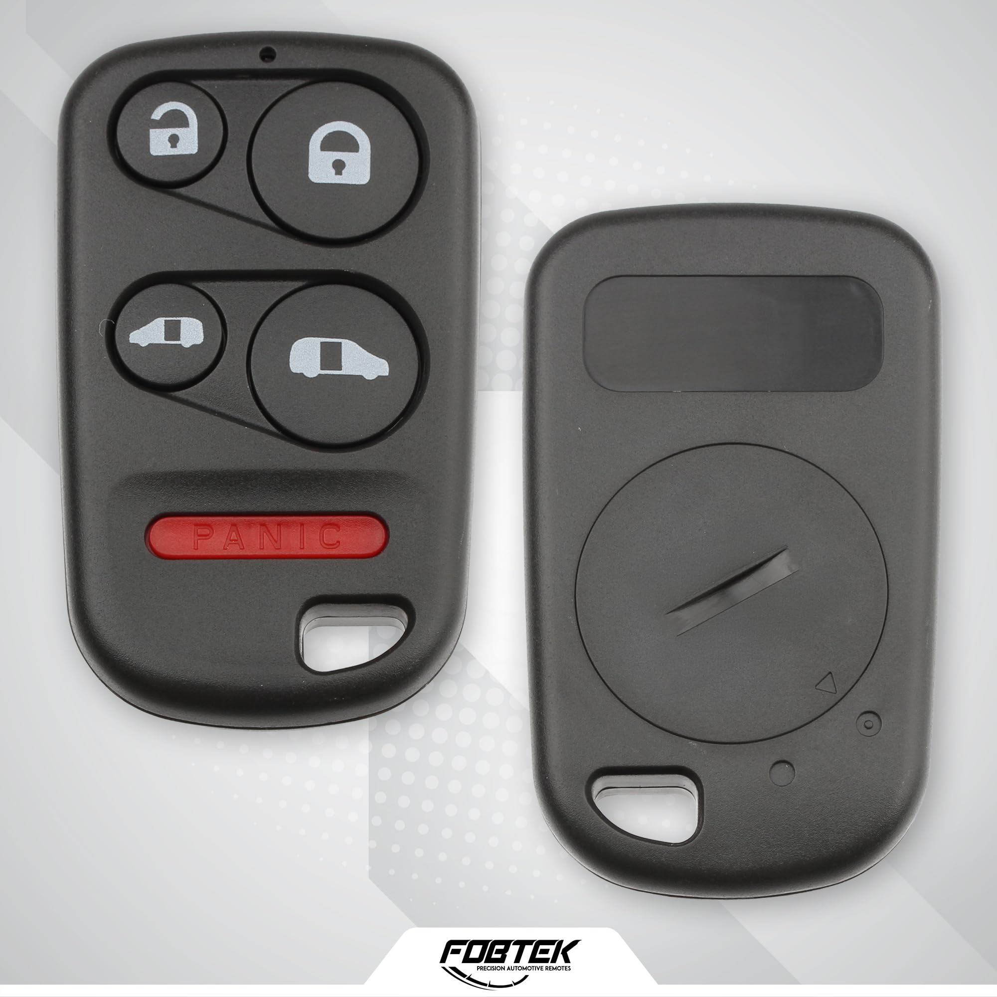 FOBTEK Key Fob Shell Case for 1999-2004 Honda Odyssey, E4EG8DN, 5-Button