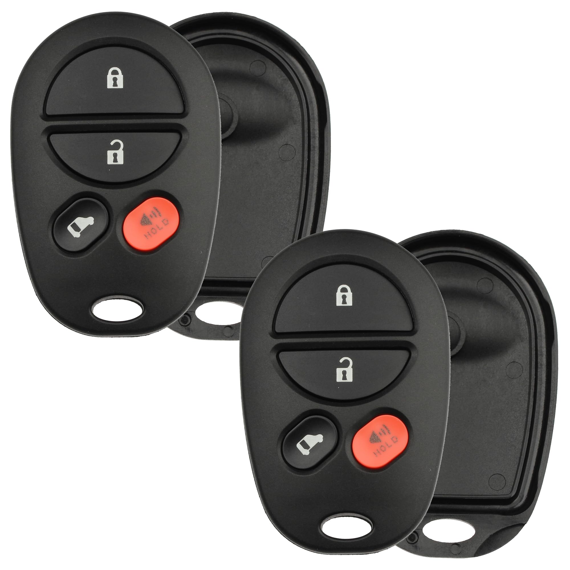 Key Fob Shell for Toyota – GQ43VT20T, 4-Button