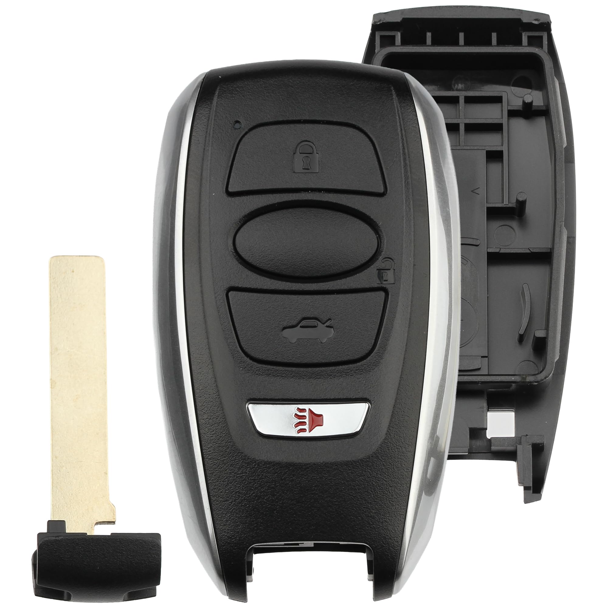 FOBTEK Smart Key Fob Shell Case for Subaru HYQ14AHC, 4-Button