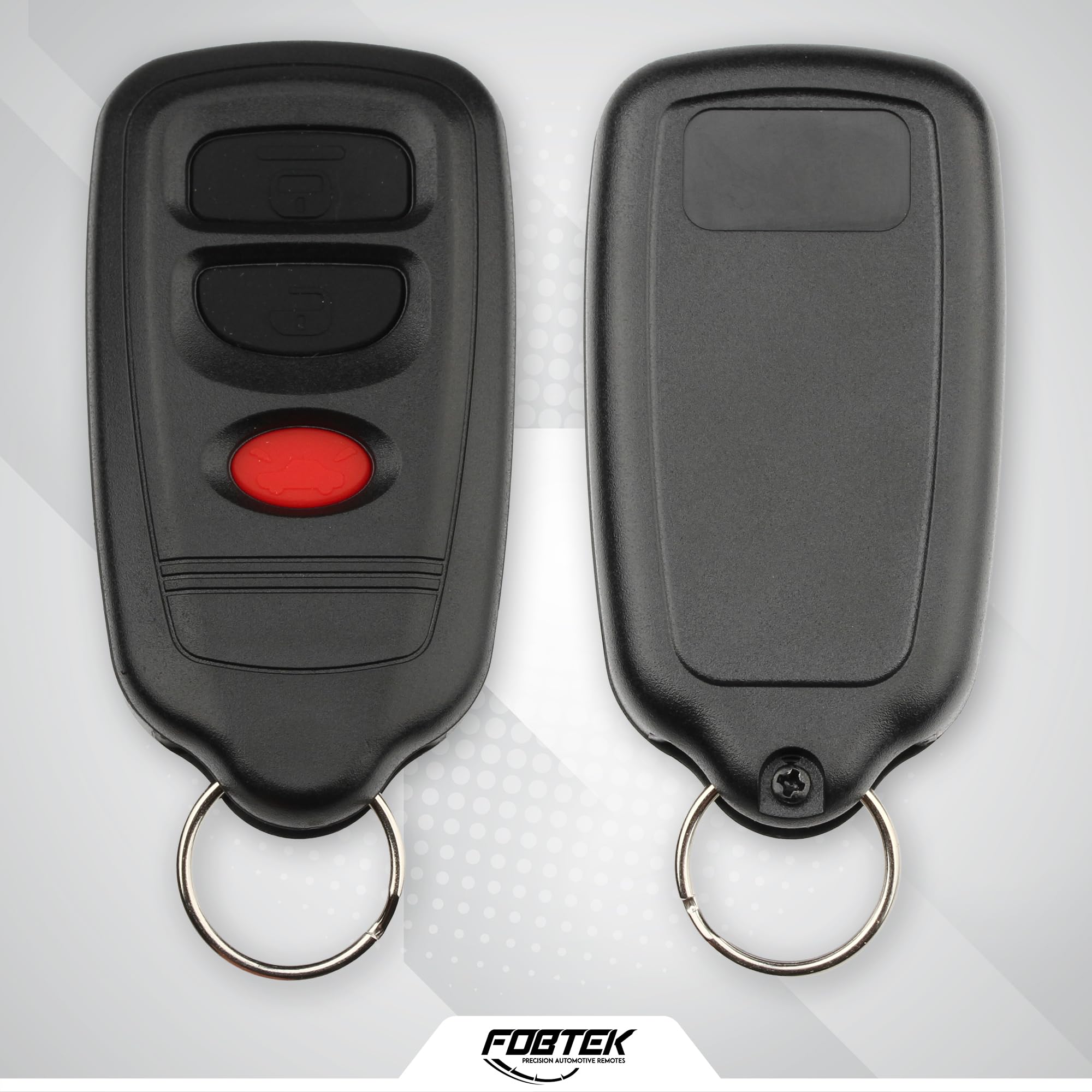 FOBTEK Key Fob Shell Case & Button Pad for Honda Isuzu Acura HYQ1512R