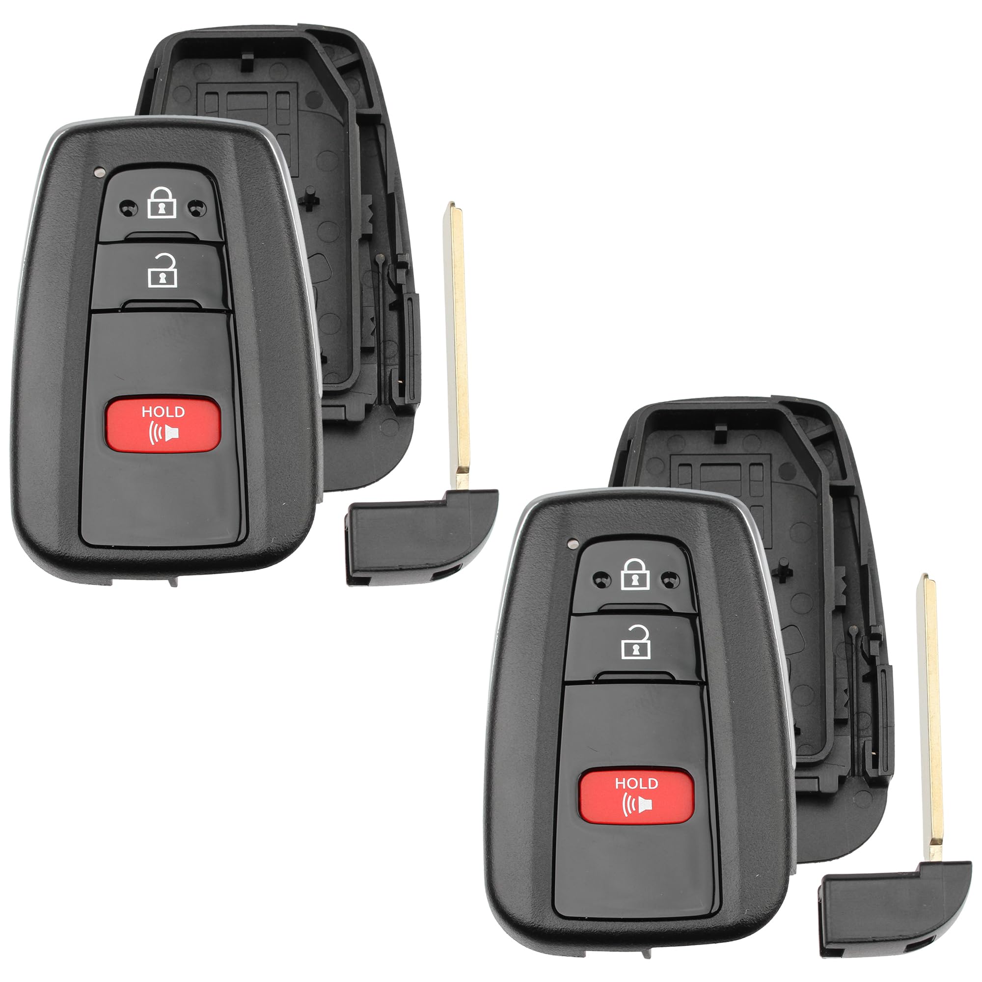 Key Fob Shell for Toyota – HYQ14FBC HYQ14FBN HYQ14FLA MOZBR1ET, 3-Button