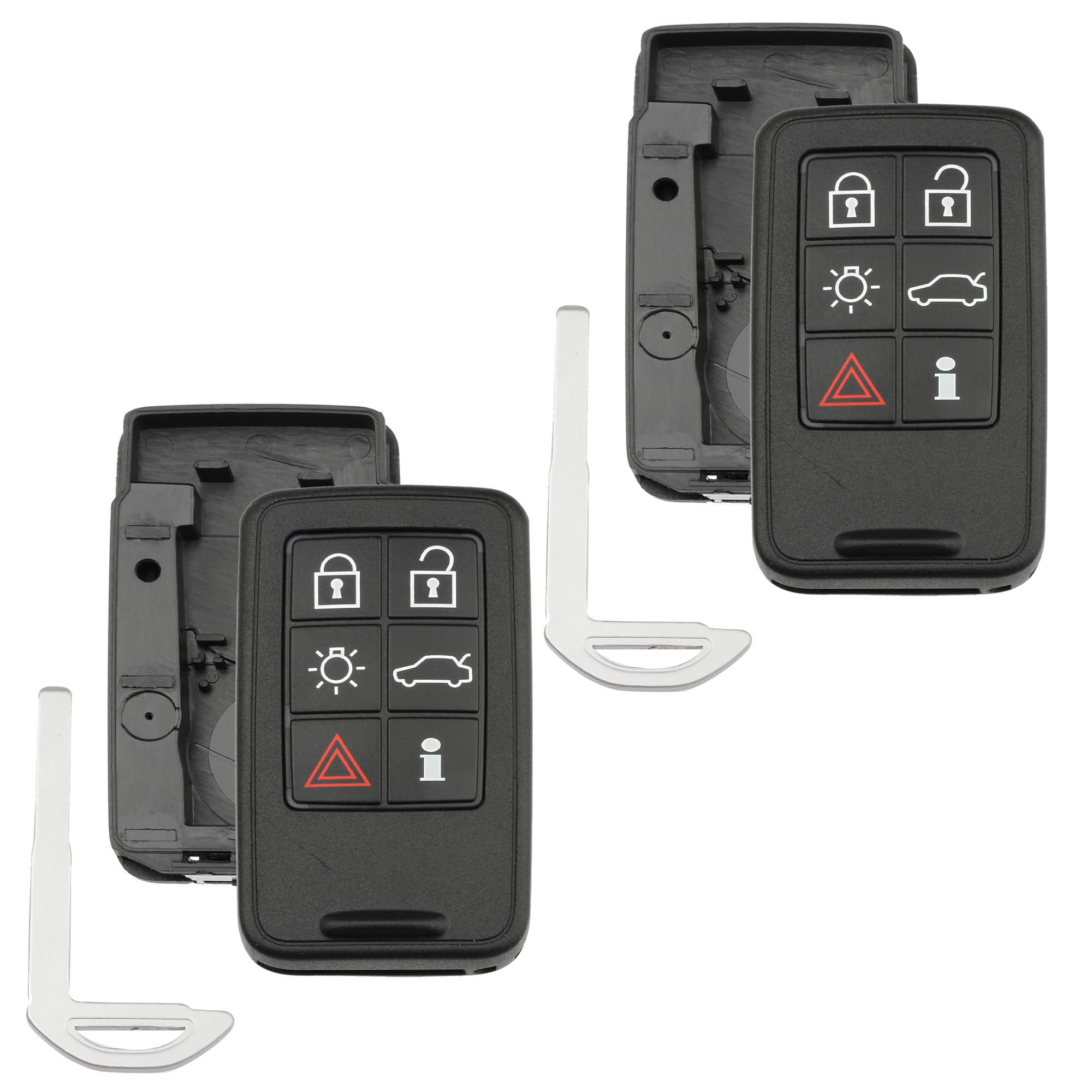 Key Fob Shell for Volvo – KR55WK49266, 6-Button