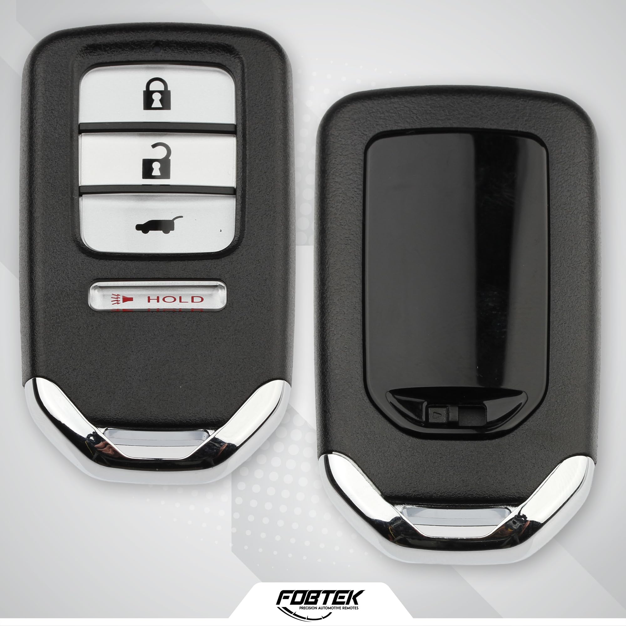 FOBTEK Smart Key Fob Shell Case for Honda KR5V1X, 4-Button