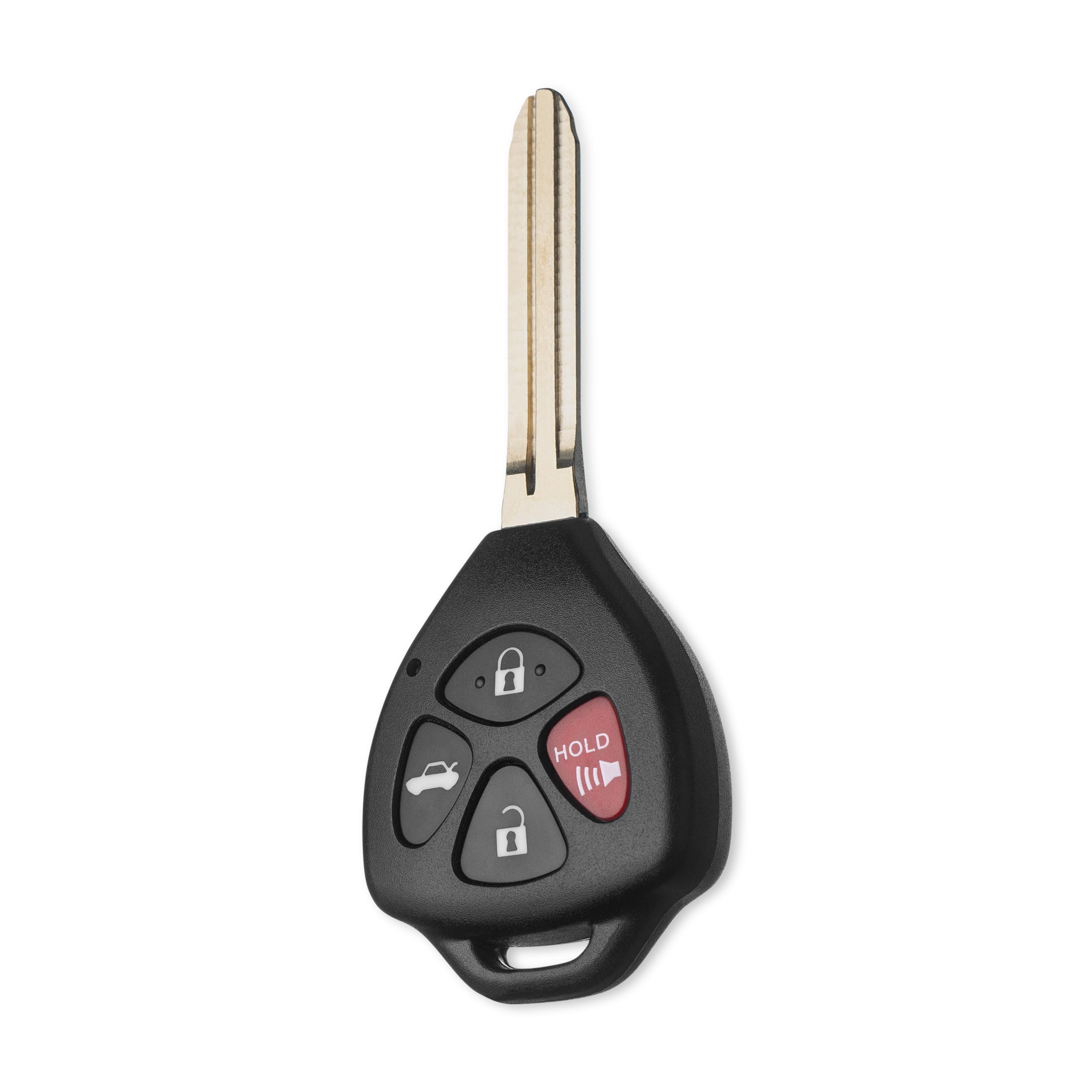 FOBTEK Keyless Entry Remote Head Key Fob for Toyota Camry Corolla Replacement for HYQ12BBY, 89070-06231 (for 4D-67, 4-Button)