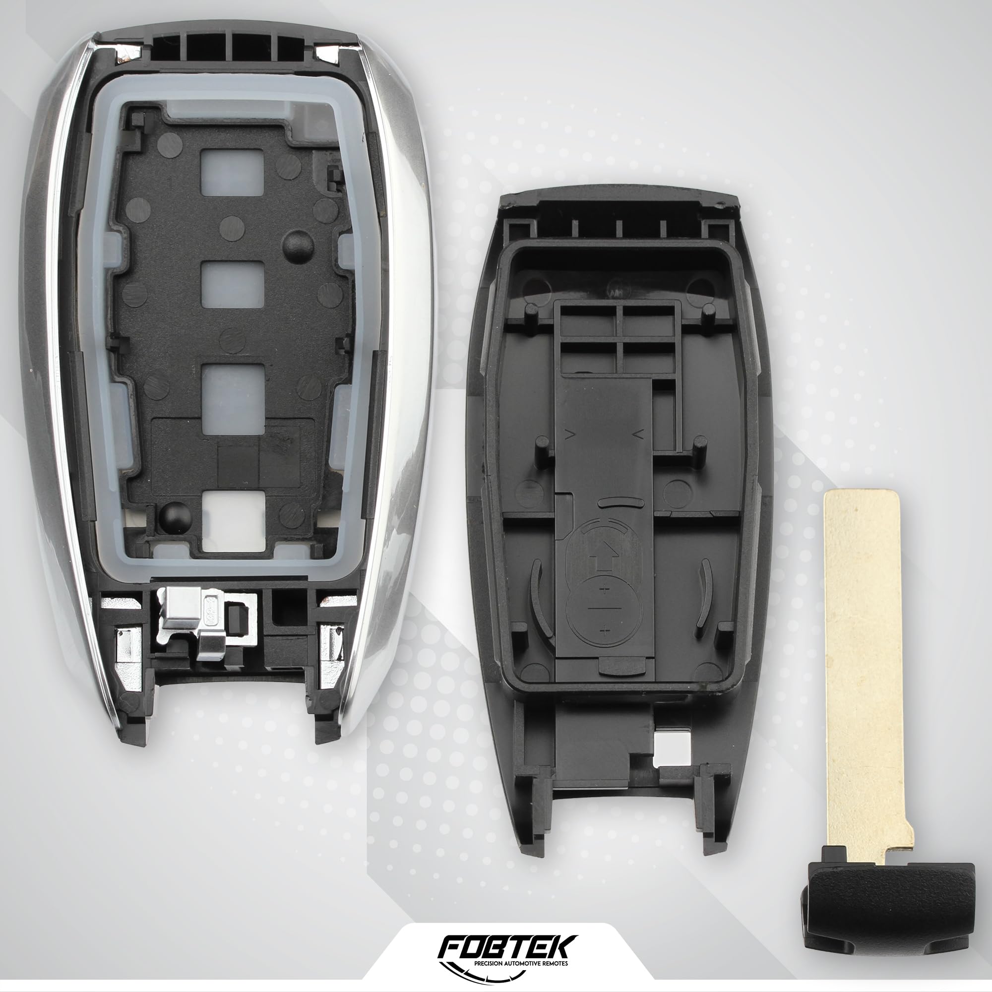 FOBTEK Smart Key Fob Shell Case for Subaru HYQ14AHC, 4-Button