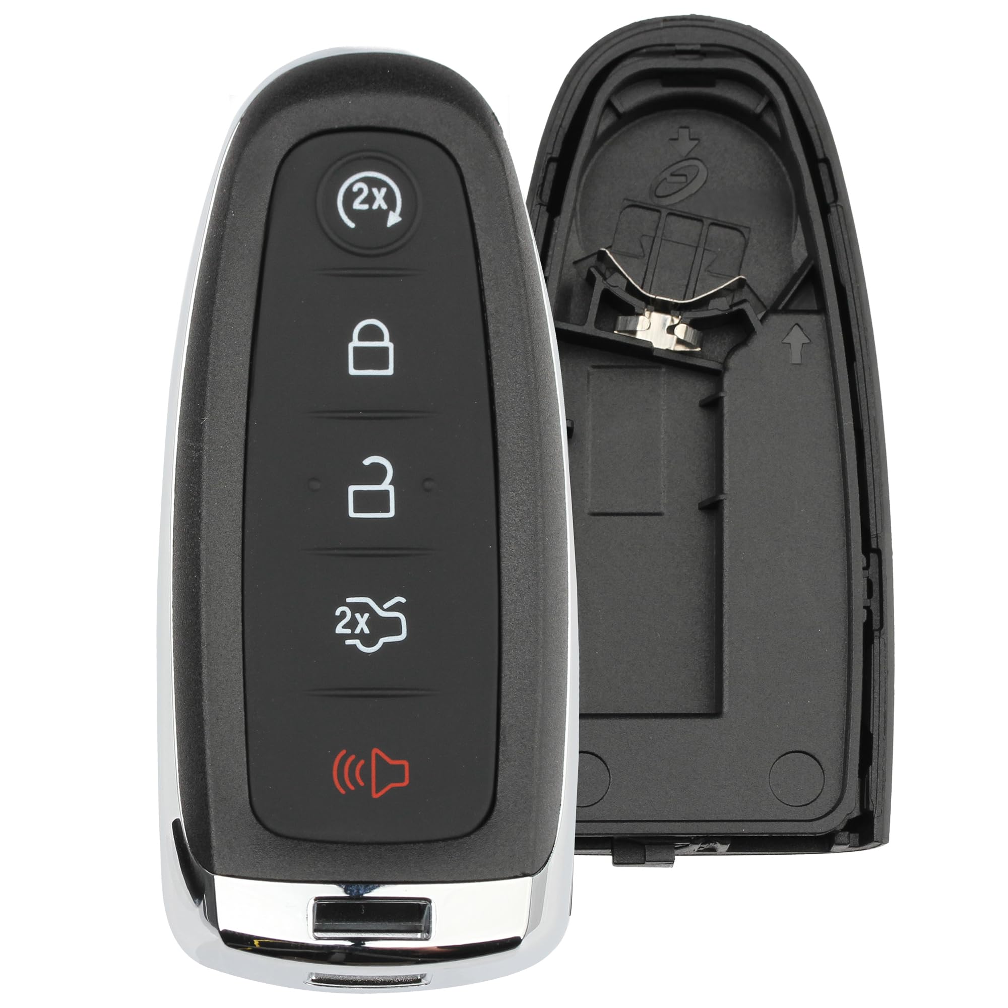 FOBTEK Smart Key Fob Shell Case for Ford Lincoln M3N5WY8609, 5-Button