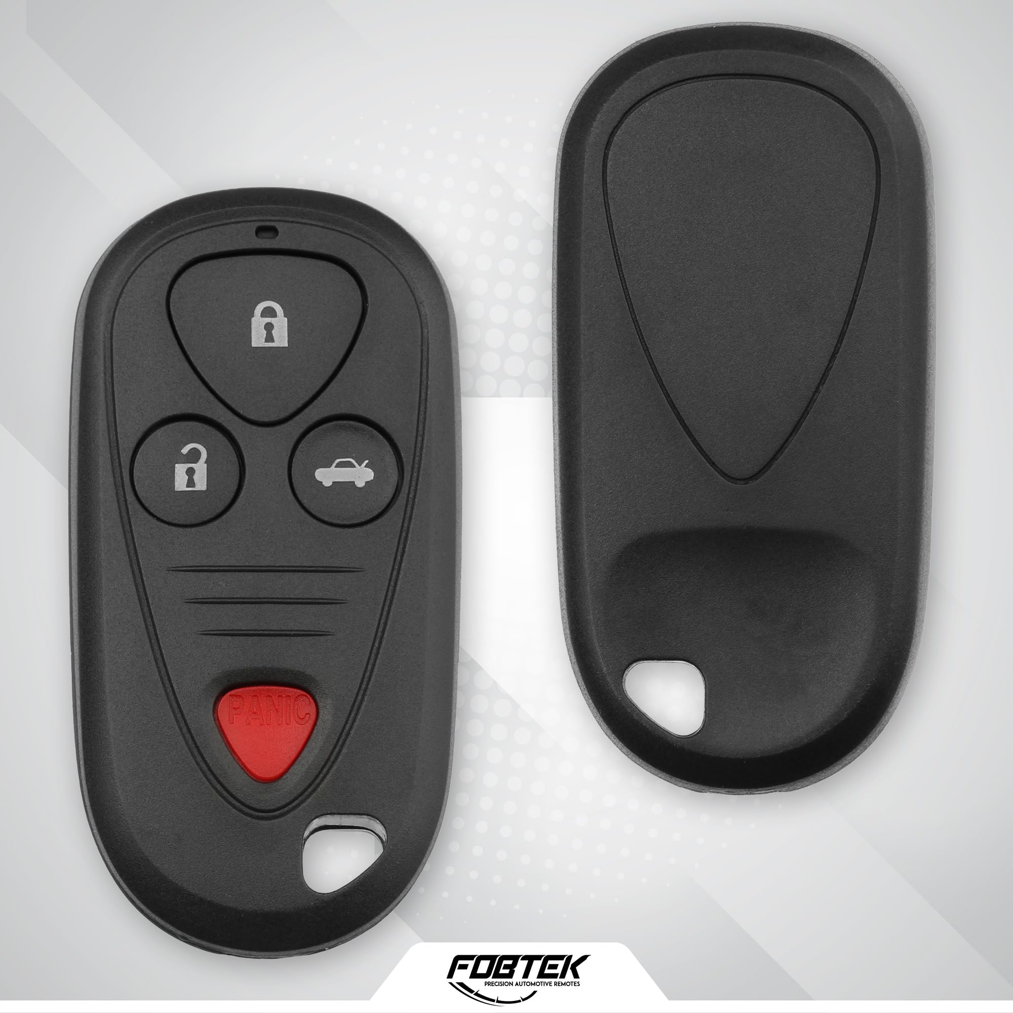 FOBTEK Key Fob Shell Case & Button Pad for Acura E4EG8D-444H-A, 4-Button