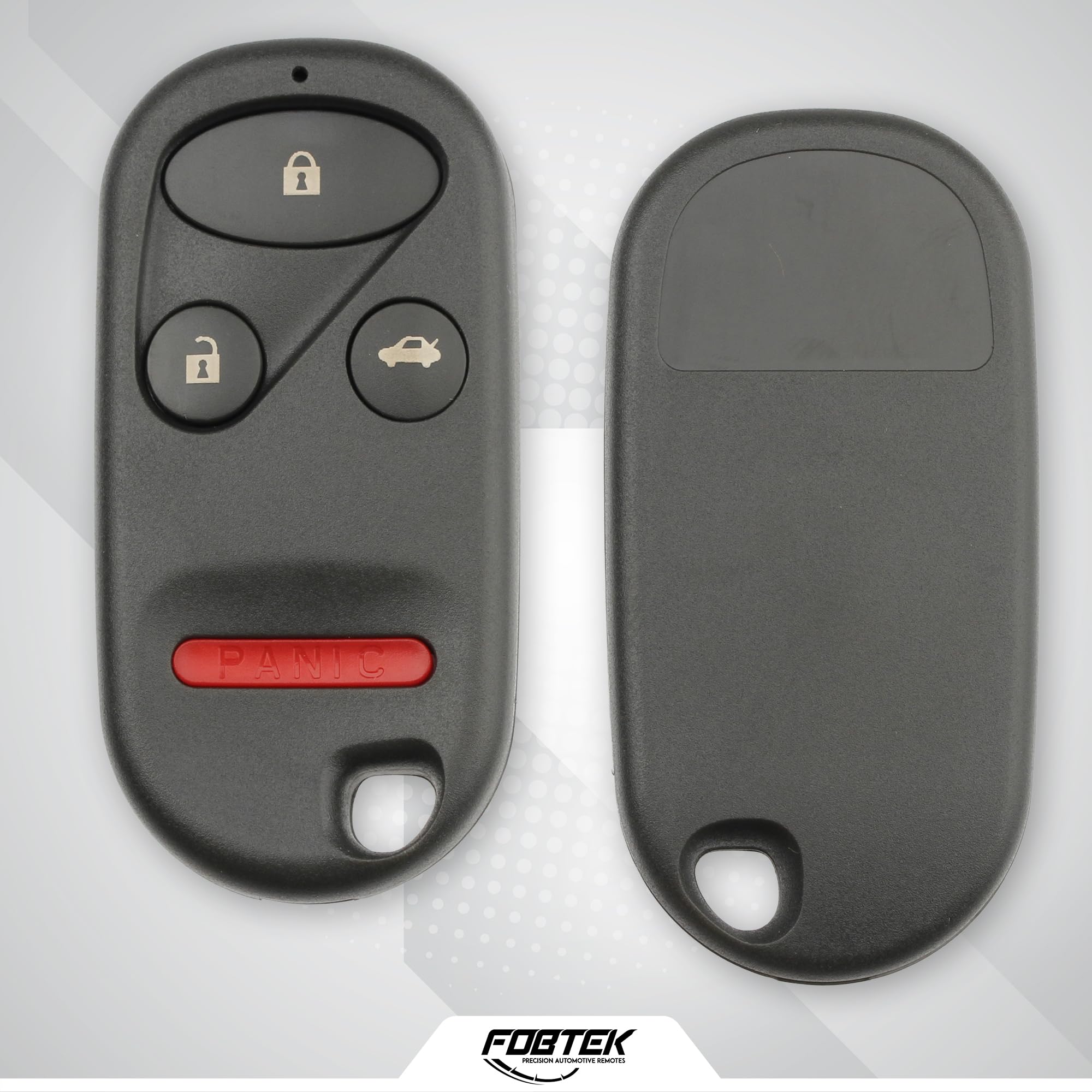 FOBTEK Key Fob Shell Case & Button Pad for Honda Acura KOBUTAH2T, 4-Button