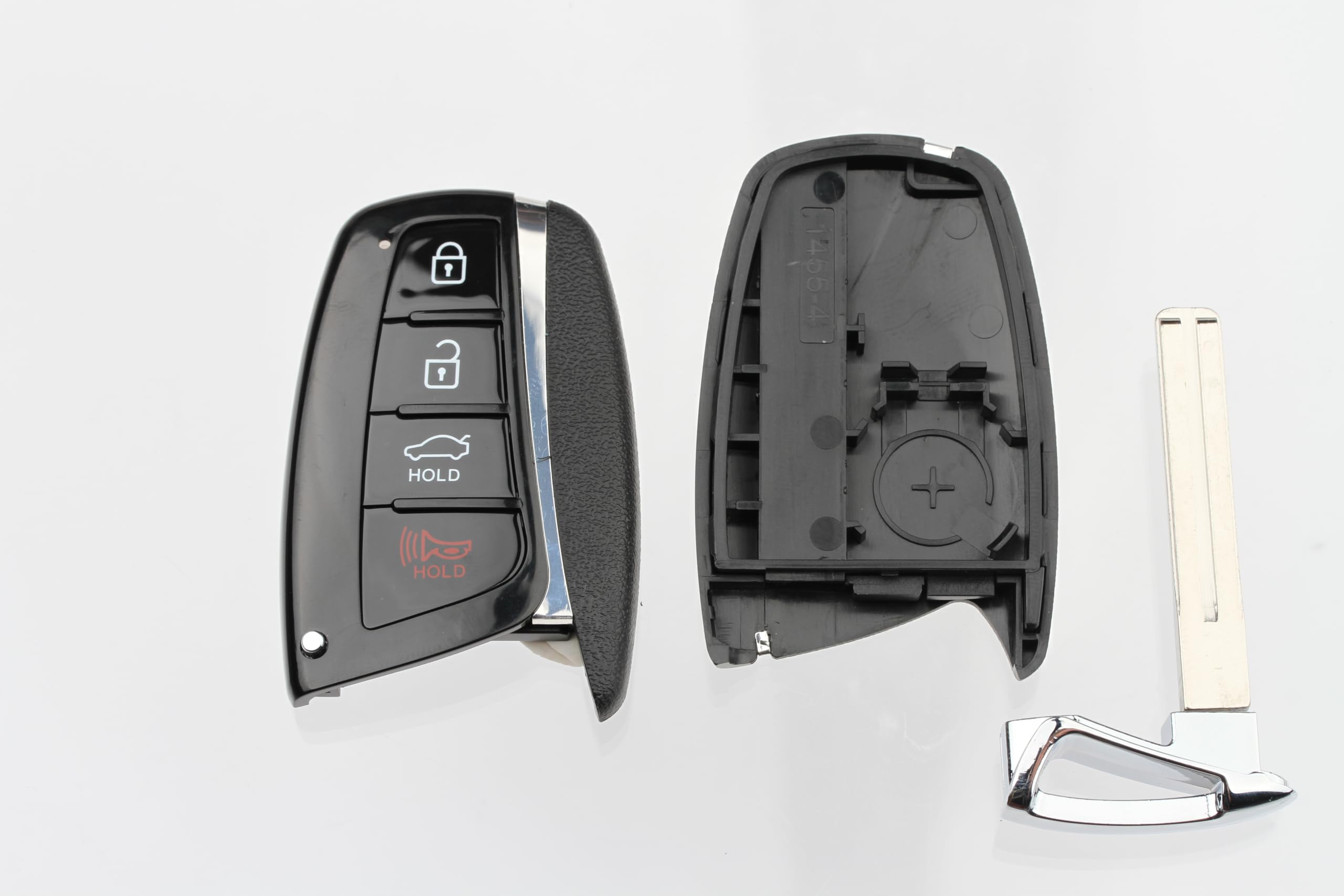 FOBTEK Smart Key Fob Shell Case & Button Pad for Hyundai SY5DHFNA433