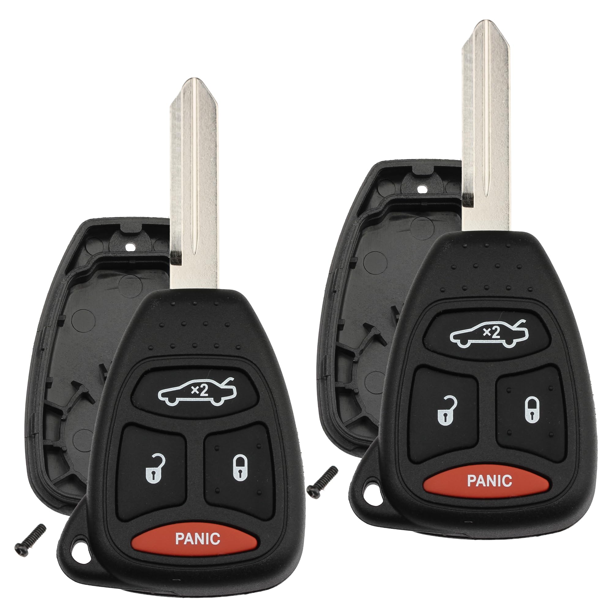 Key Fob Shell for Dodge Chrysler Jeep – KOBDT04A OHT692713AA, 4-Button
