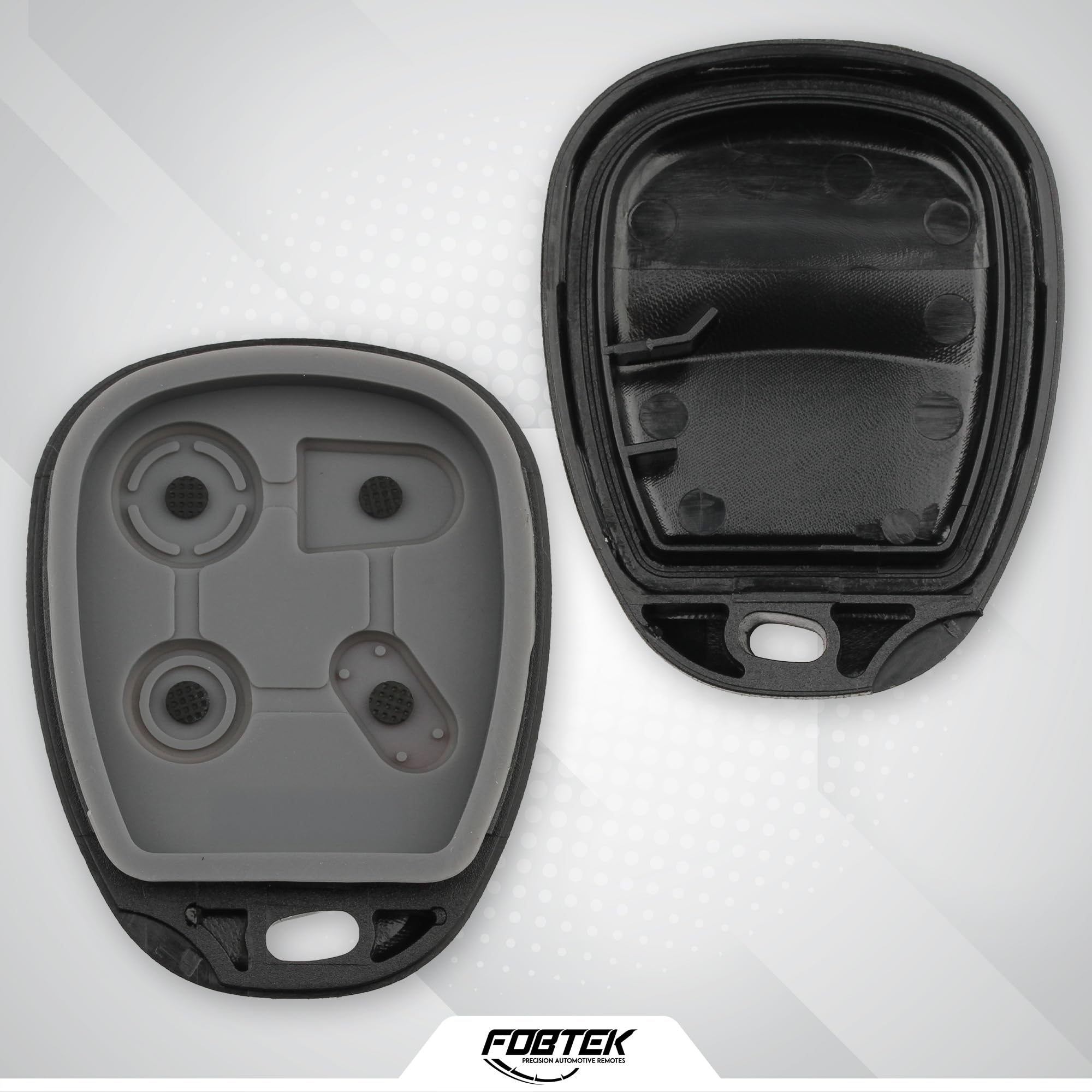FOBTEK Key Fob Shell Case for Chevy Pontiac Buick KOBLEAR1XT