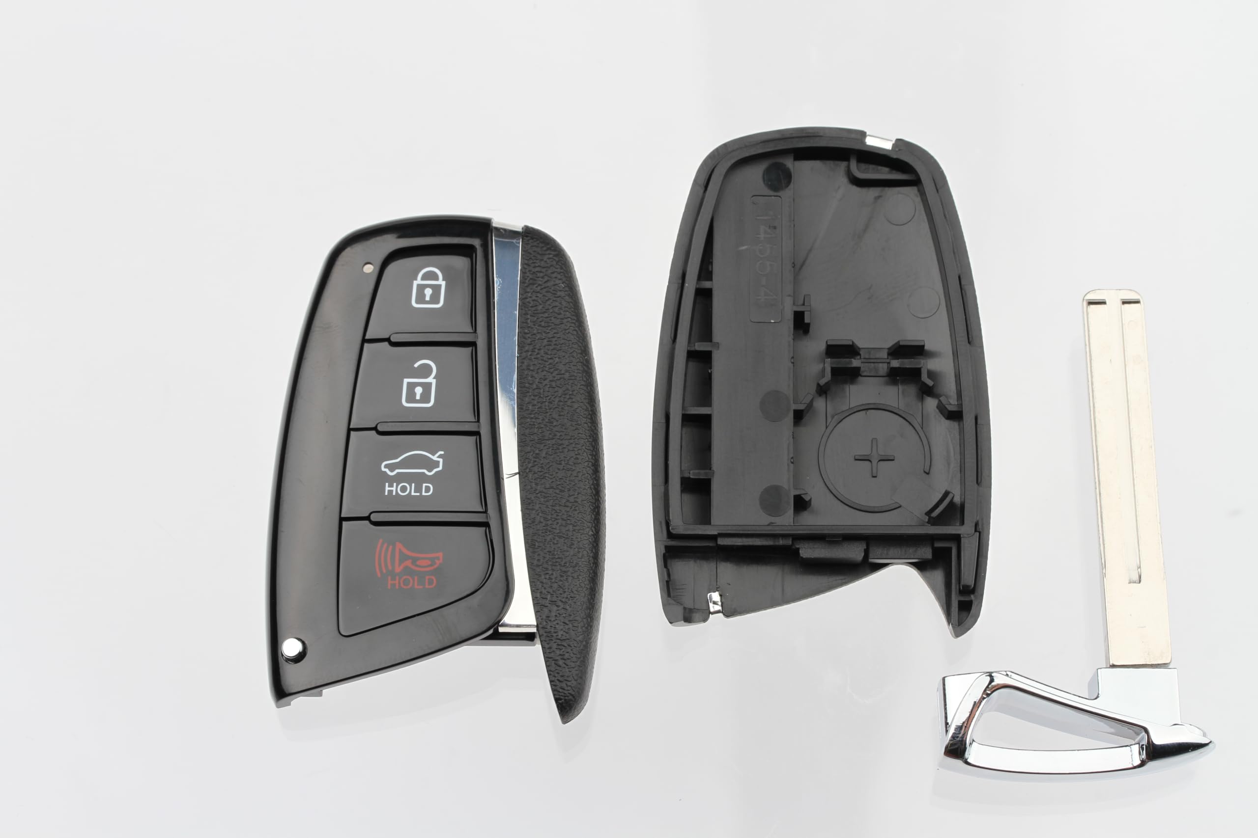 FOBTEK Smart Key Fob Shell Case & Button Pad for Hyundai SY5DHFNA433