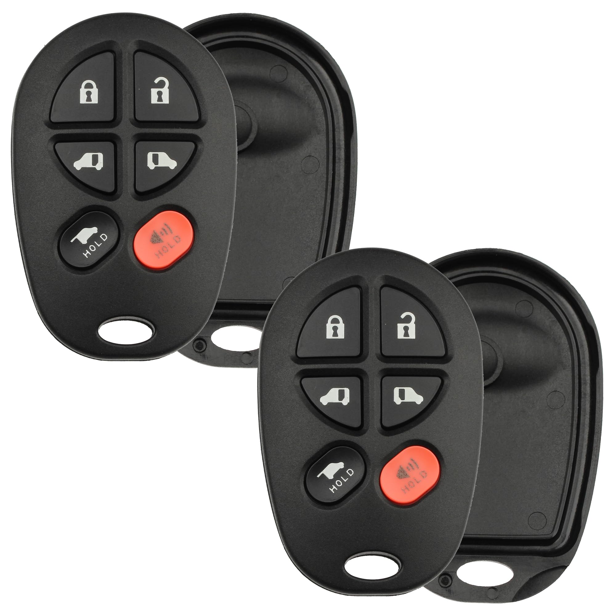 Key Fob Shell for Toyota – GQ43VT20T, 6-Button