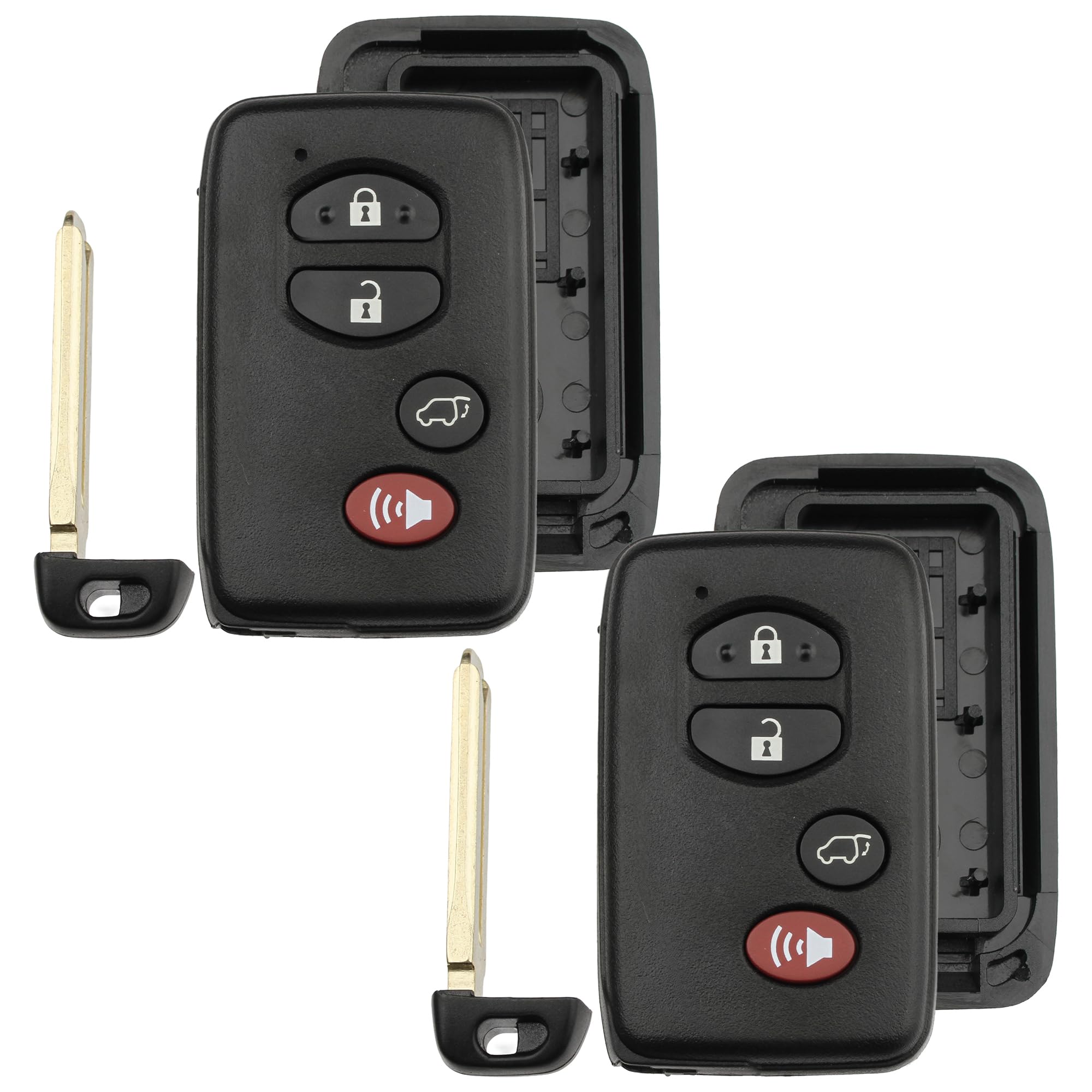 Key Fob Shell for Toyota – HYQ14AAB HYQ14AEM, 4-Button