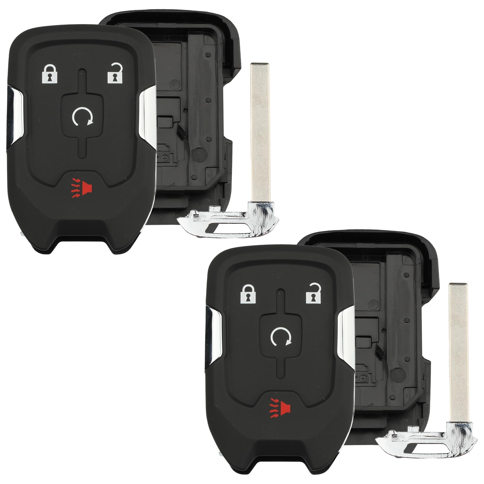 Key Fob Shell for GMC Chevy – HYQ1AA HYQ1EA, 4-Button