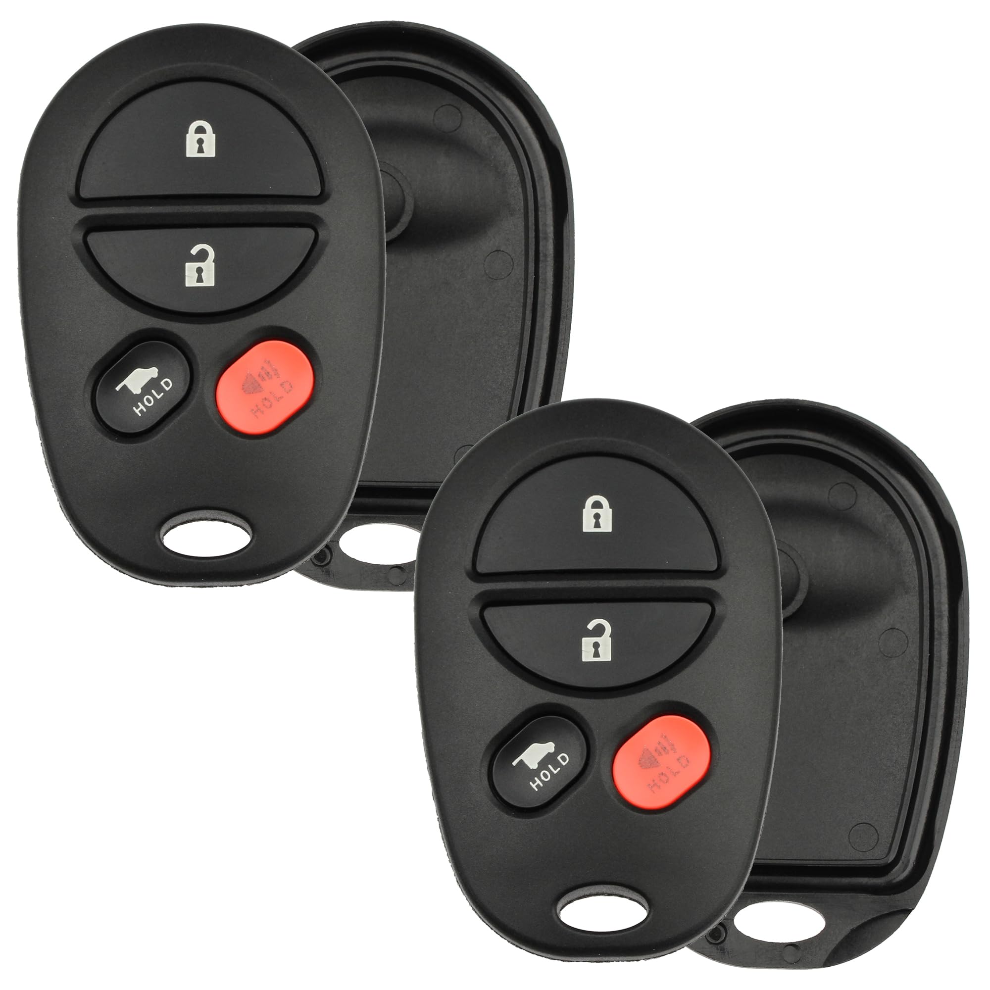 Key Fob Shell for Toyota – GQ43VT20T, 4-Button