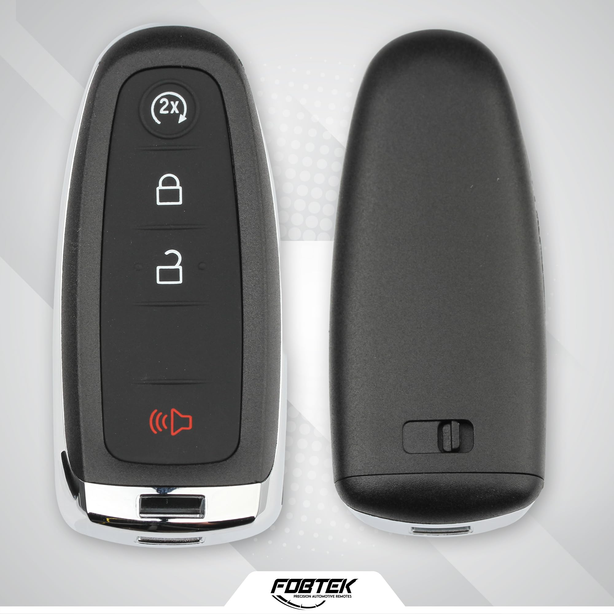 FOBTEK Smart Key Fob Shell Case for Ford M3N5WY8609, 4-Button