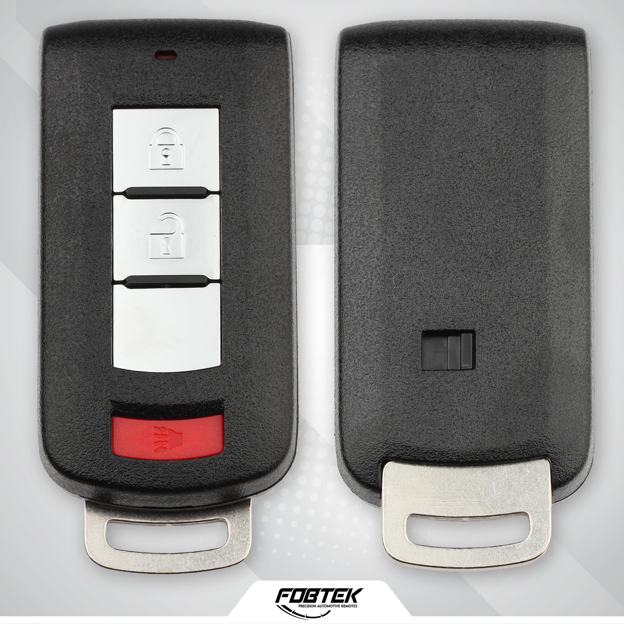 FOBTEK Smart Key Fob Shell Case for Mitsubishi OUC644M, 3-Button