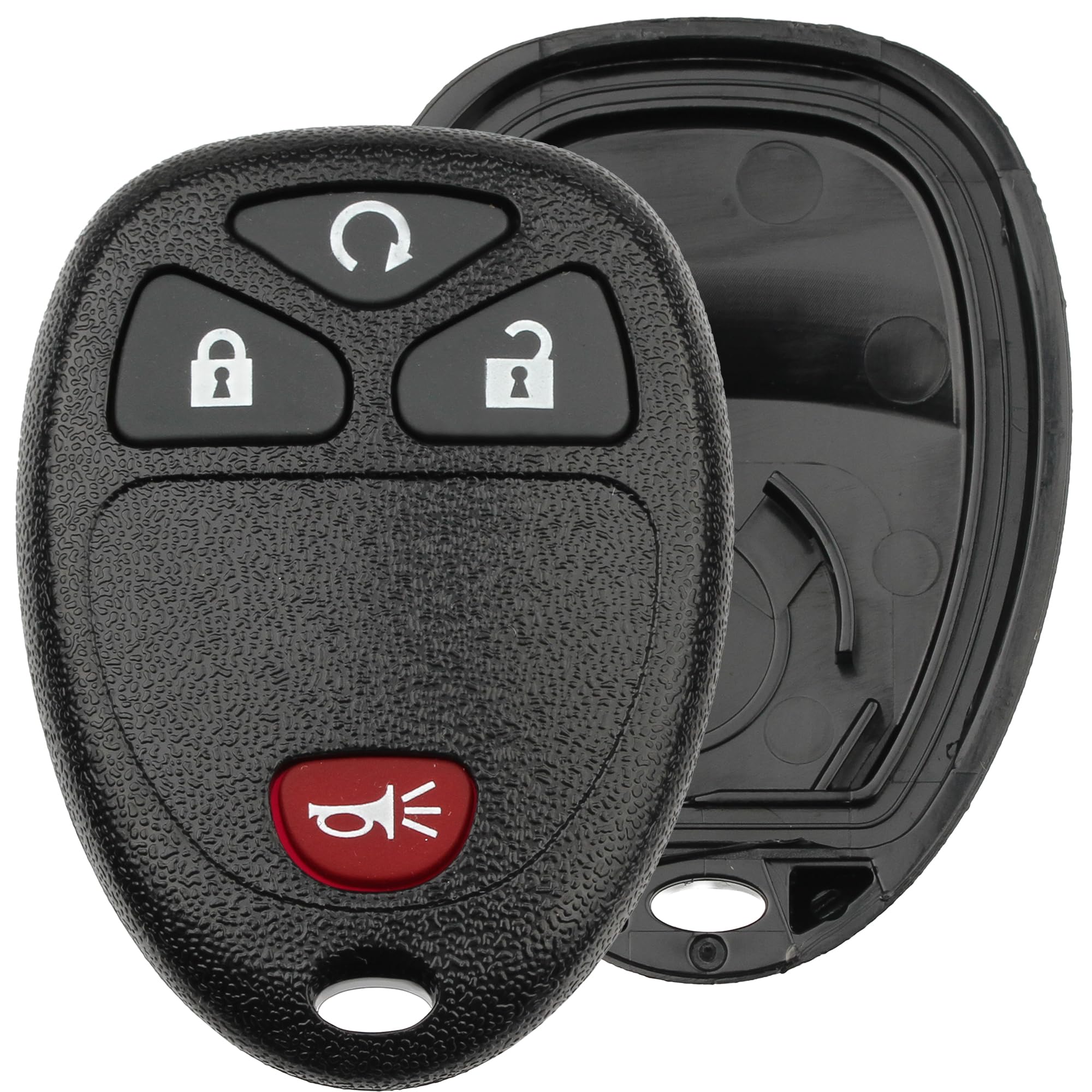 FOBTEK Key Fob Shell Case & Button Pad for Chevy GMC OUC60270