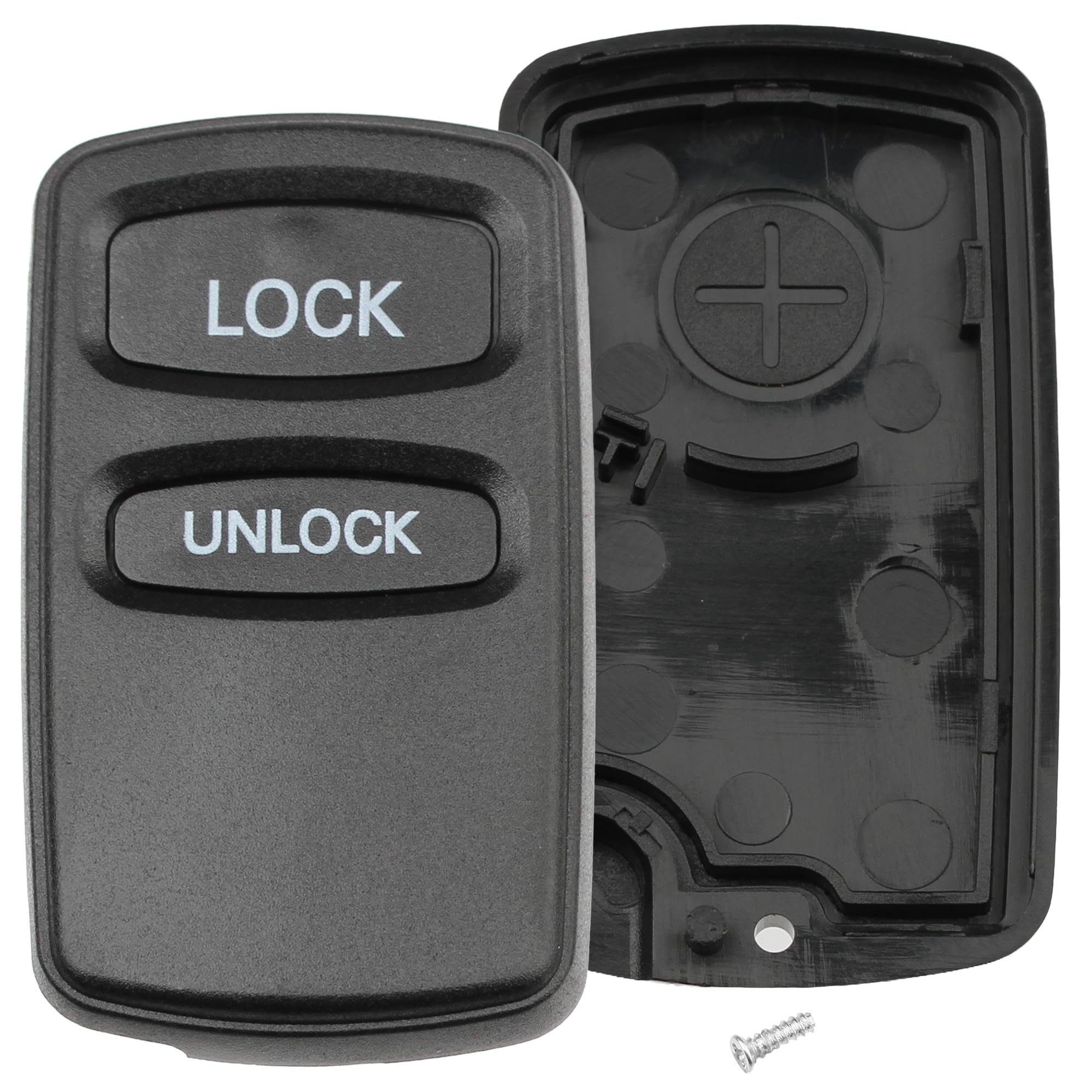 FOBTEK Key Fob Shell Case & Button Pad for Mitsubishi OUCG8D-525M-A