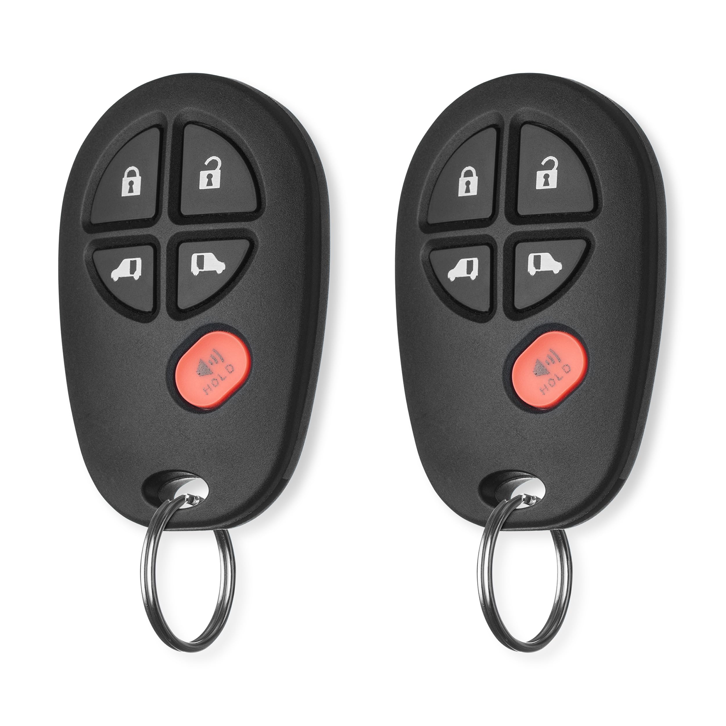 FOBTEK Key Fob Keyless Entry Remote for 2004-2020 Toyota Sienna Replacement for GQ43VT20T, 89742-AE031