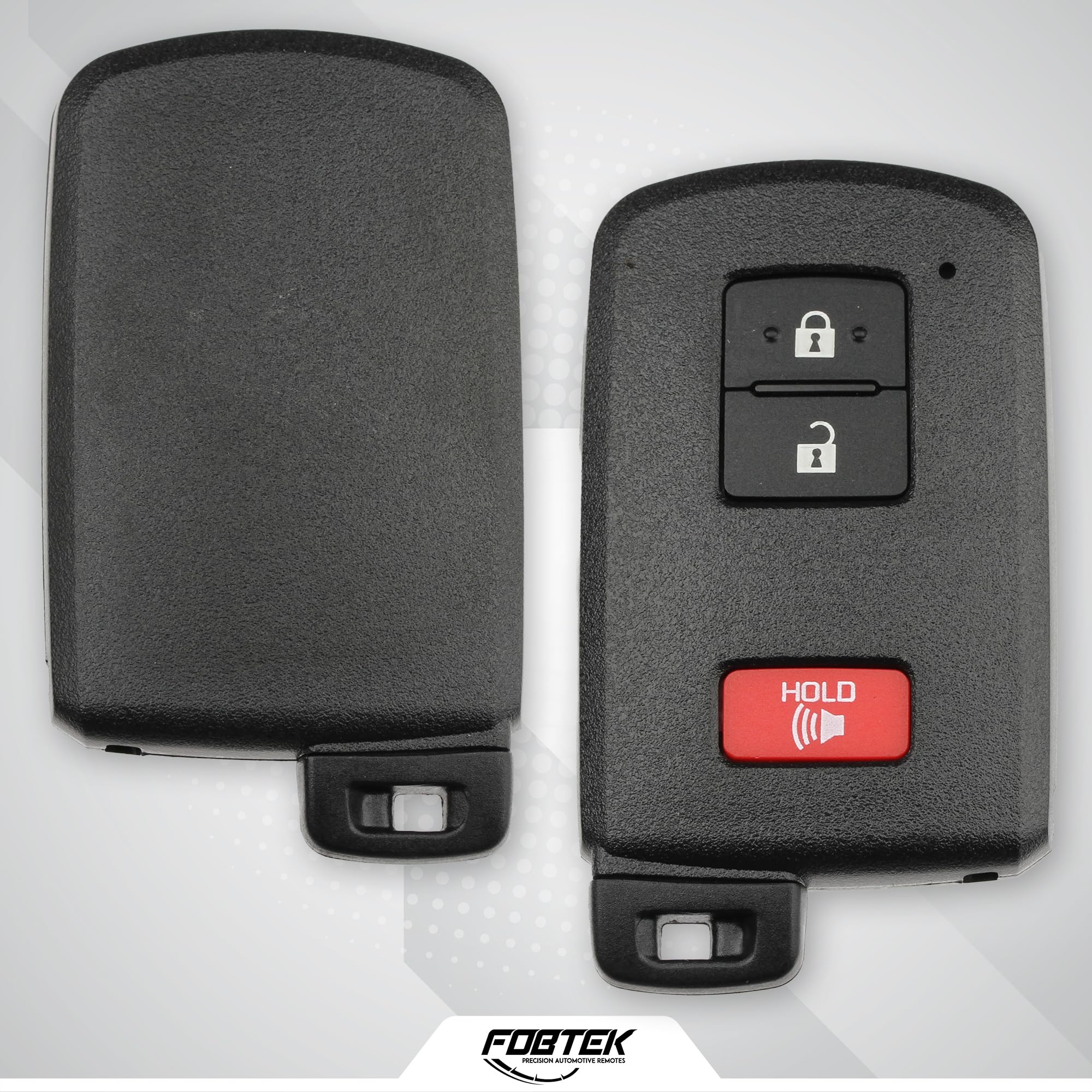 FOBTEK Smart Key Fob Shell Case for Toyota HYQ14FBA, 3-Button
