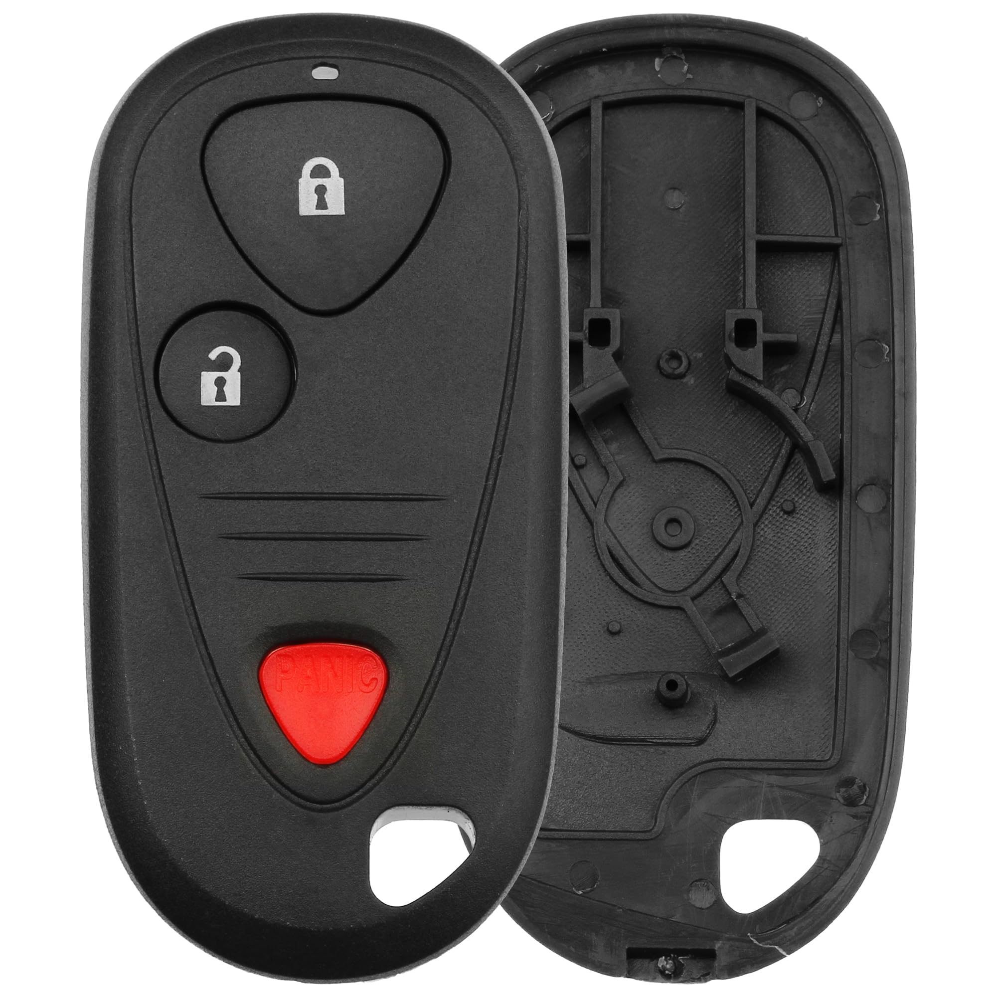 FOBTEK Key Fob Shell Case & Button Pad for Acura E4EG8D-444H-A, 3-Button